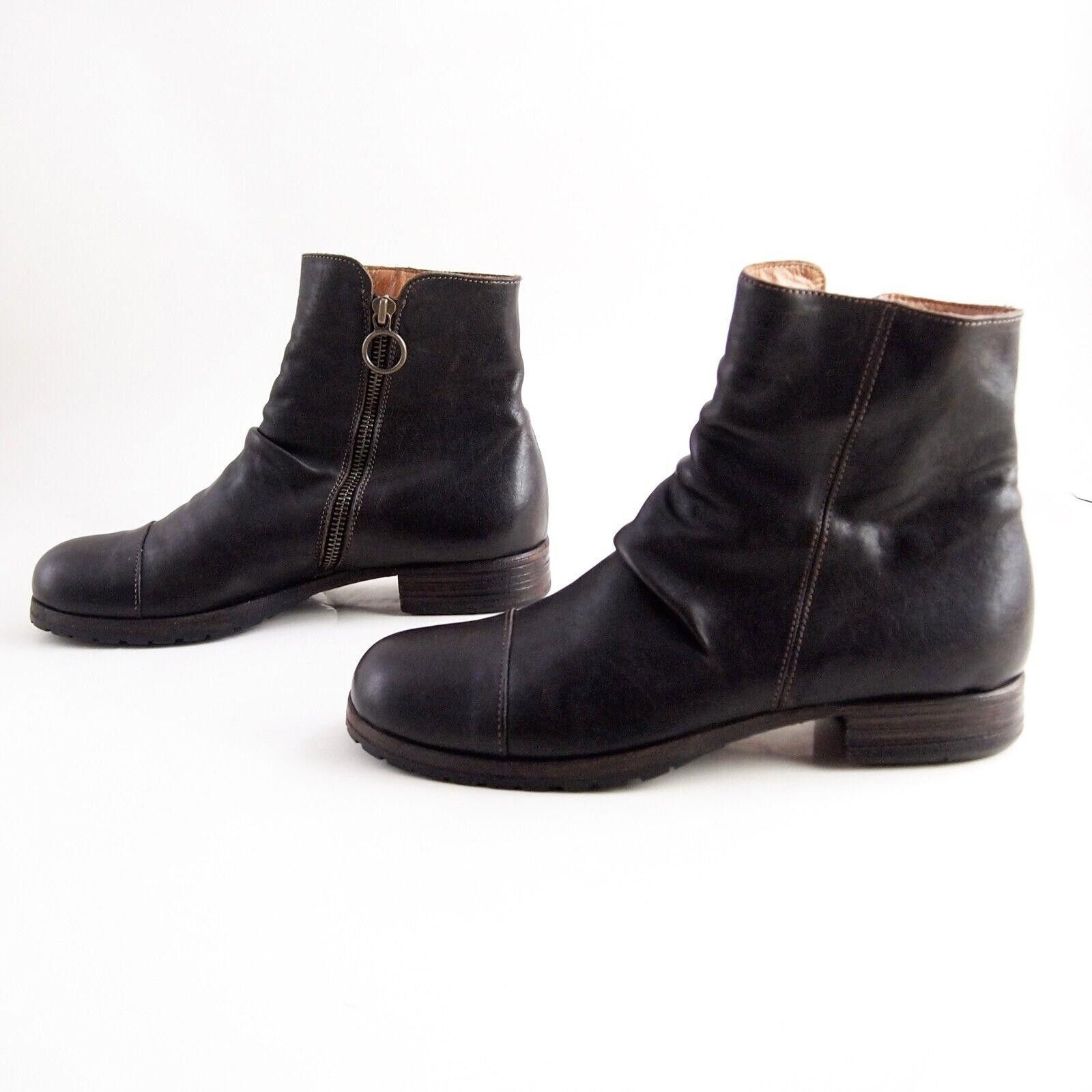 Fiorentini + Baker Fiorentini + Baker Biker Boots Brown Leather Size US 7 EU 37 Size US 7 / IT 37 - 2 Thumbnail
