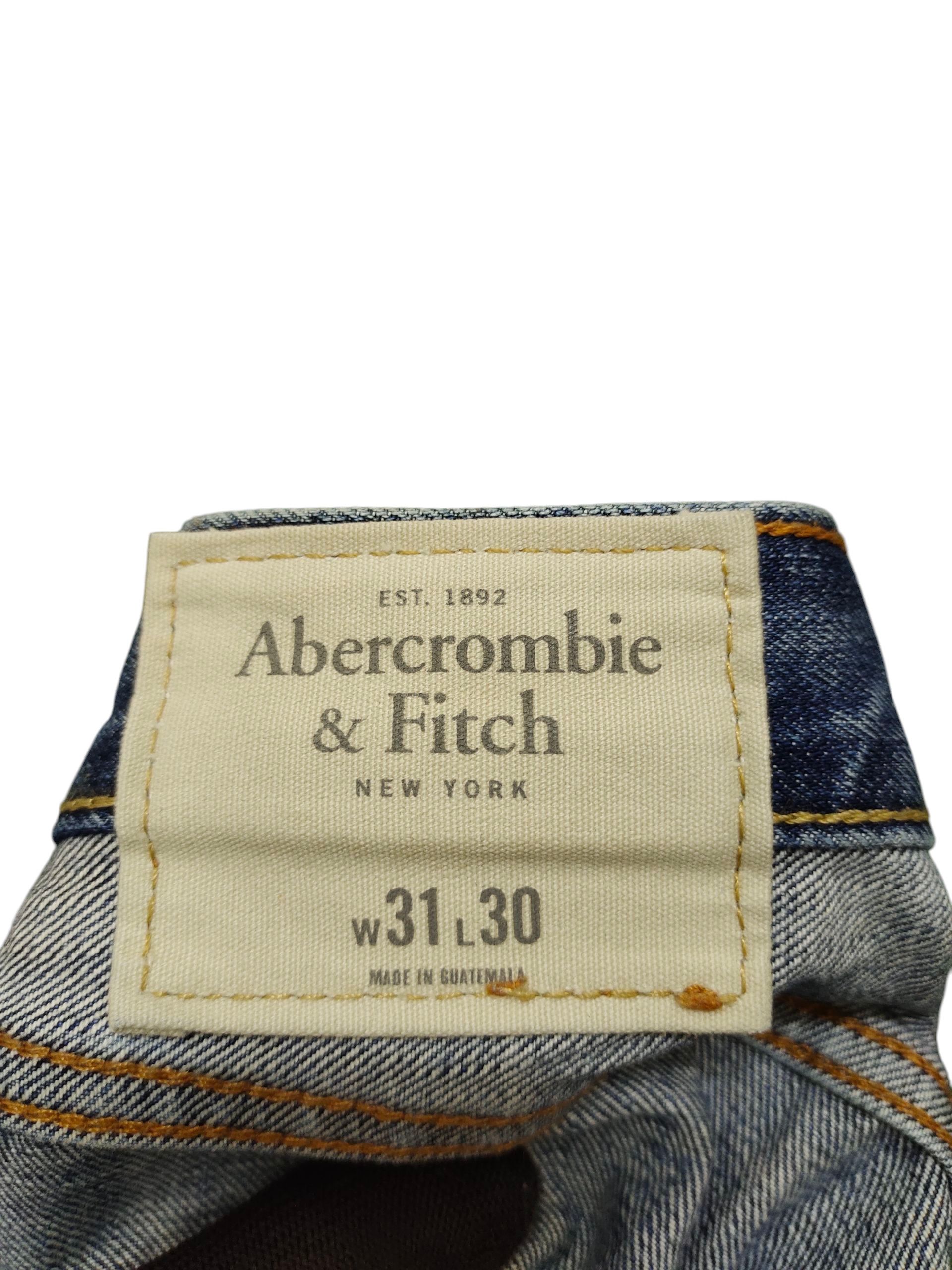 Abercrombie & Fitch Vintage Y2k Abercrombie & Fitch Clawmark Distress Jeans Size US 31 - 12 Thumbnail