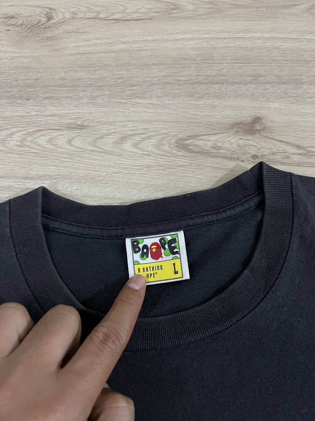 Bape × Vintage Bape Shirt Size US L / EU 52-54 / 3 - 4 Thumbnail