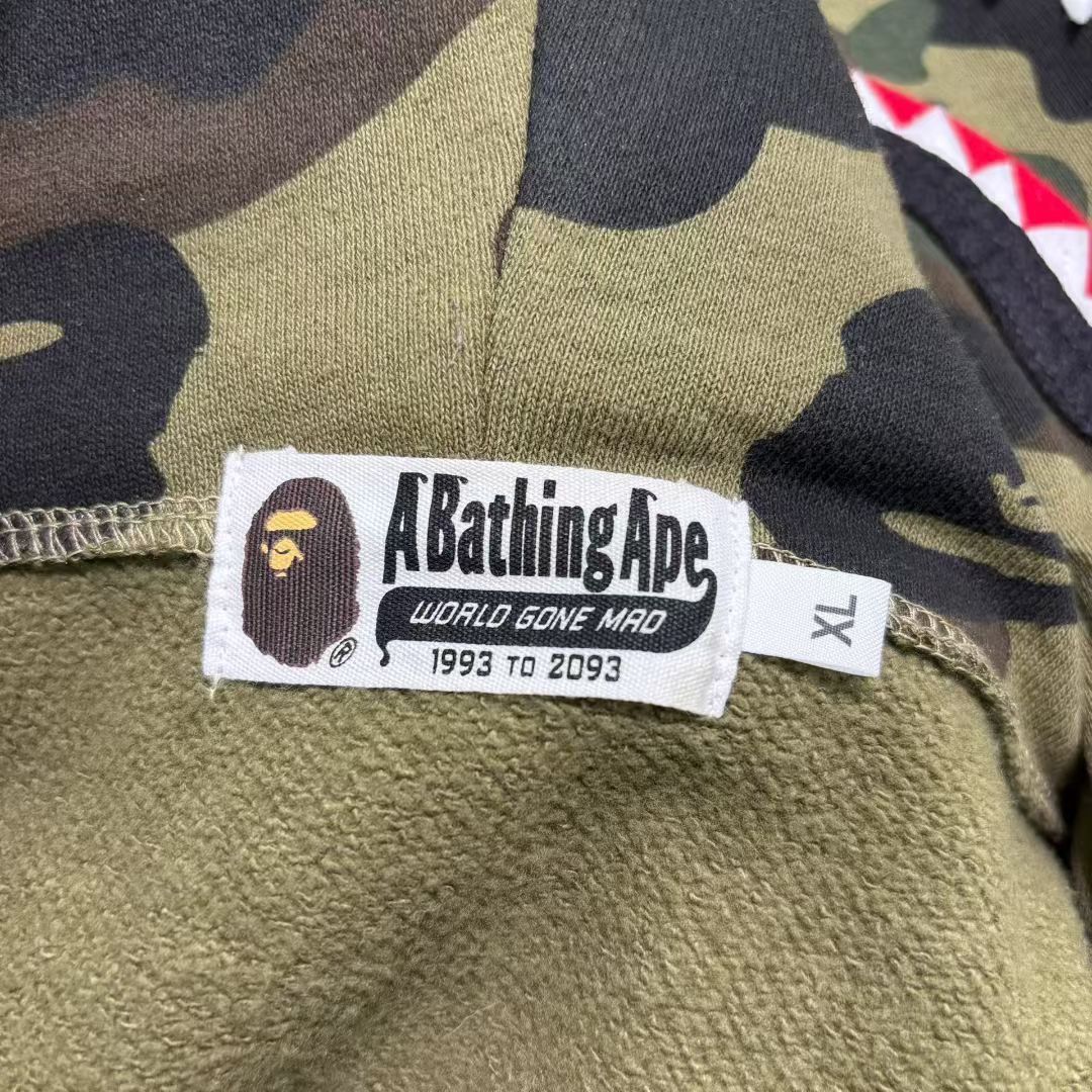 Bape BAPE CAMO SHARK FULL ZIP HOODIE Size US XL / EU 56 / 4 - 8 Thumbnail