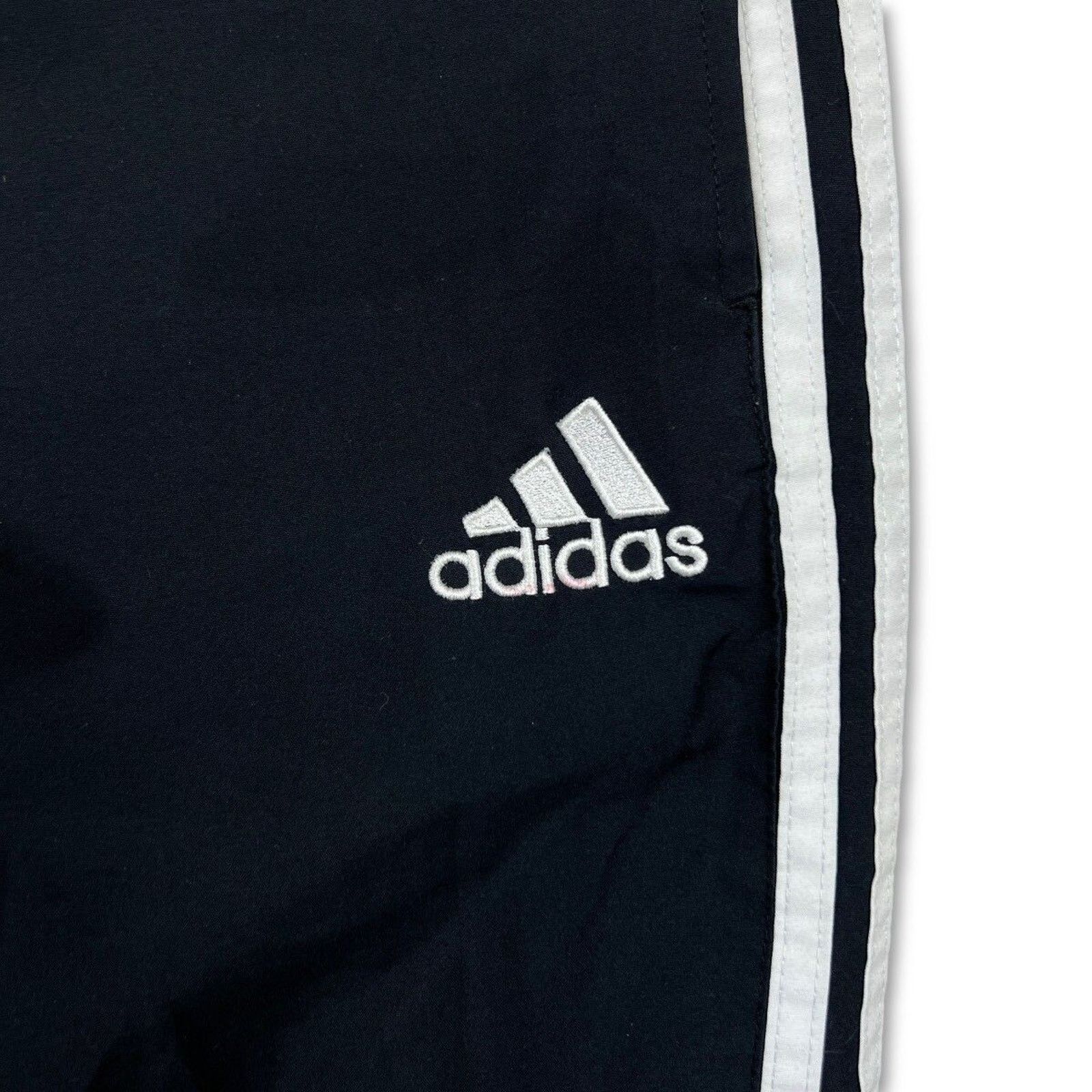 Adidas × Vintage Adidas Track Pants Medium Spell Out Stripes Athletic Jogger Size US 37 - 2 Thumbnail