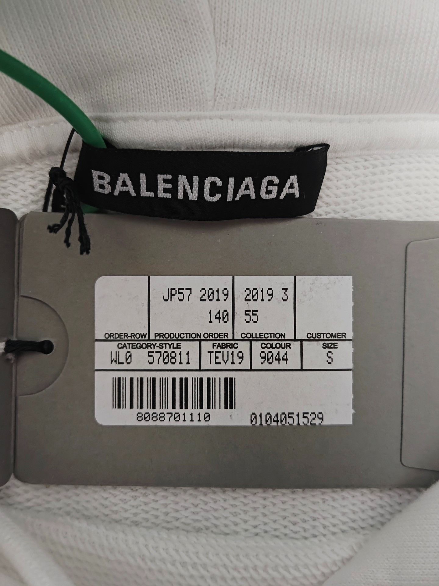 Balenciaga Balenciaga Hooded Hoodie 2501-Nextarrow Size US S / EU 44-46 / 1 - 4 Thumbnail