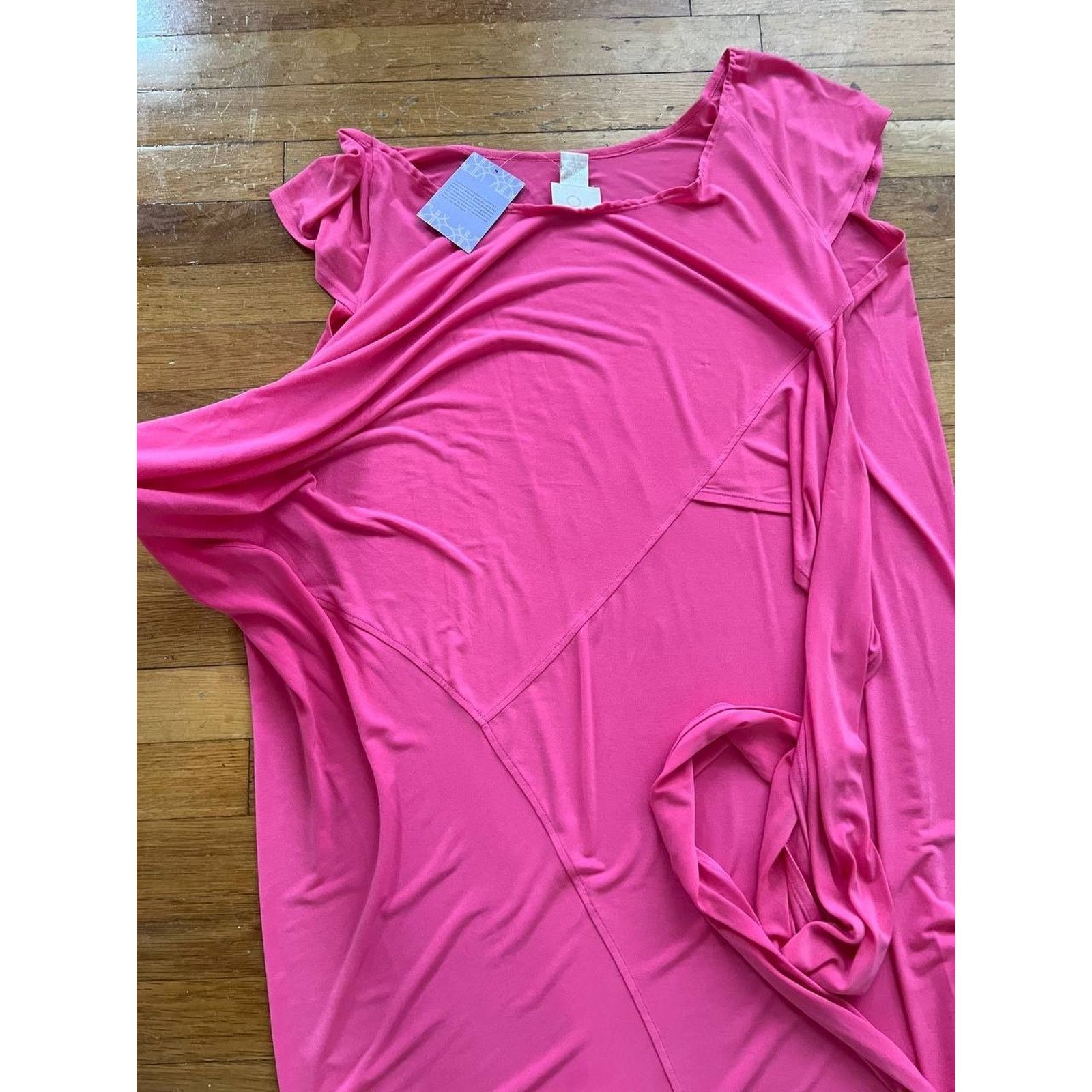 & Other Stories Hot in Hollywood Womens 2X Maxi Pink Cap Sleeve A001844 Size XXL / US 16-18 / IT 52-54 - 5 Thumbnail