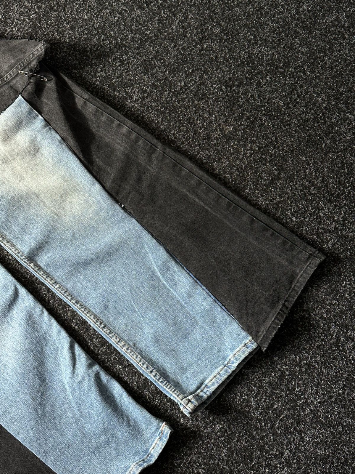 If Six Was Nine × Levi's 🚨GRAIL CUSTOM DENIM JEANS 2in1 ULTRA BAGGY Y2K JAPANESE STYL Size US 33 - 3 Thumbnail