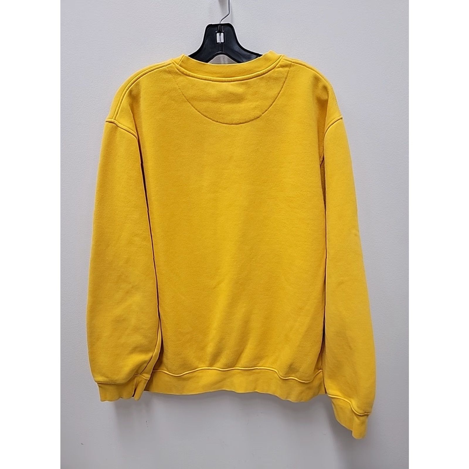 Nike VINTAGE Nike Pullover Sweatshirt Crewneck Yellow Men’s XL 90s Mini Swoosh Logo Embroidered Sweatshirt Men Size US XL / EU 56 / 4 - 3 Thumbnail