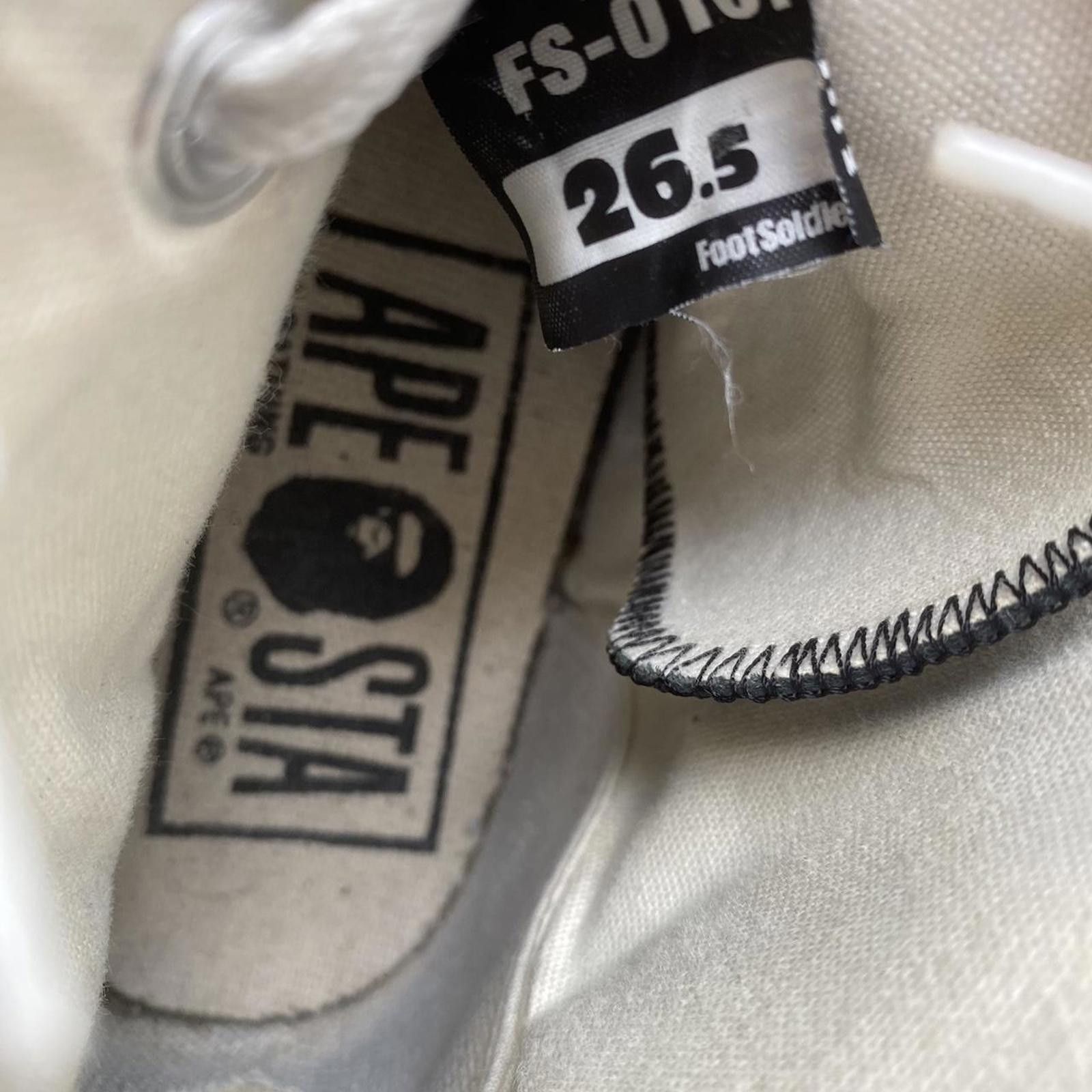 Bape A Bathing Ape BAPE Vintage Bapesta Apesta Vintage Converse Size US 8.5 / EU 41-42 - 8 Thumbnail