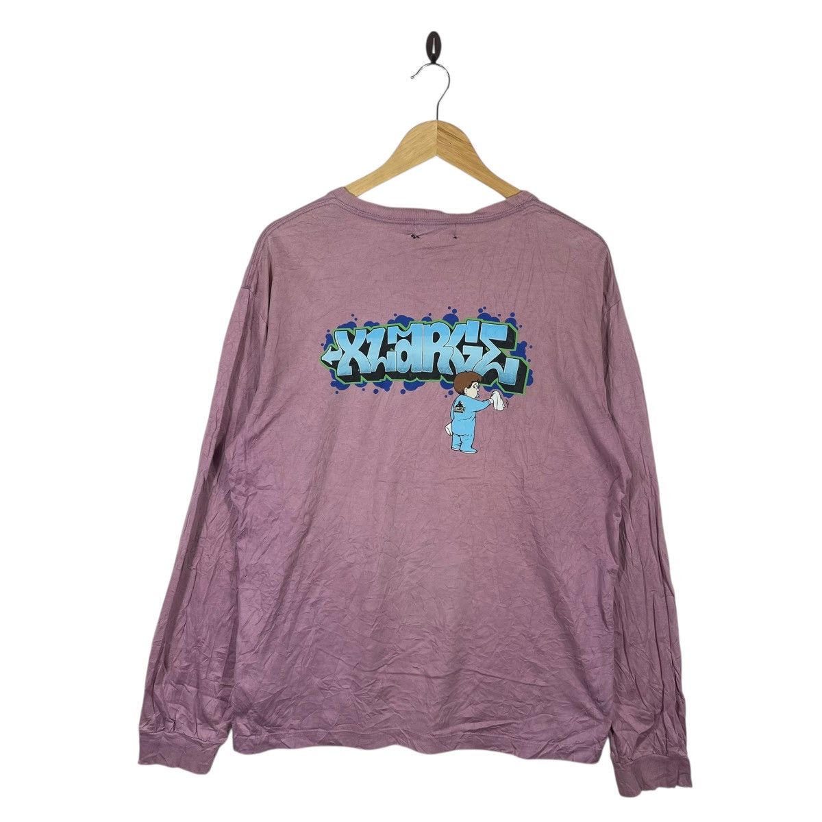 Xlarge XLARGE GRAFFITI LOGO GRAPHIC LONG SLEEVE T-SHIRT STREETWEAR Size US L / EU 52-54 / 3 - 1 Thumbnail