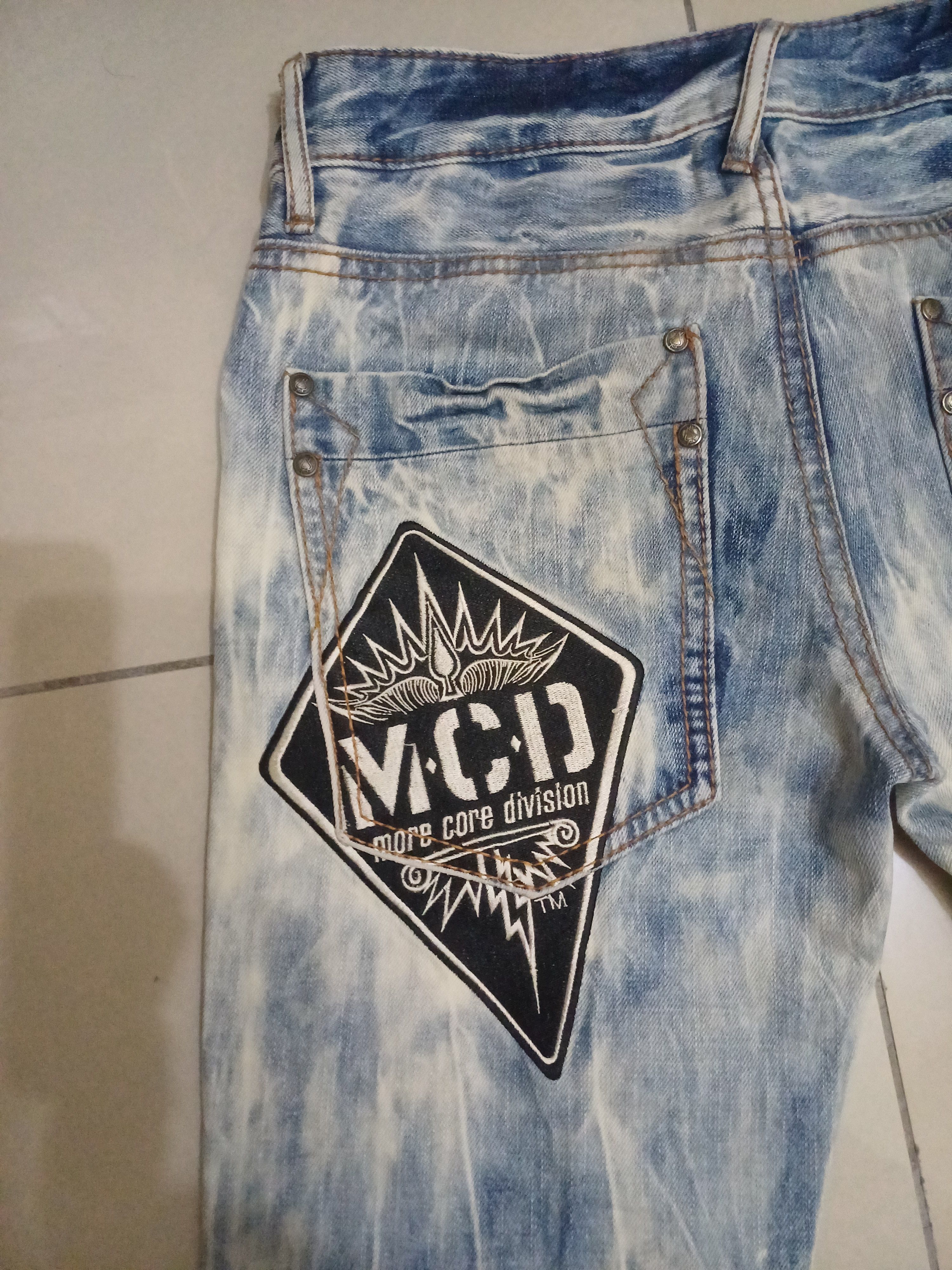 Seditionaries Crazy acid wash jeans Punk Goth Distressed MCD Jeans Size US 30 / EU 46 - 16 Thumbnail