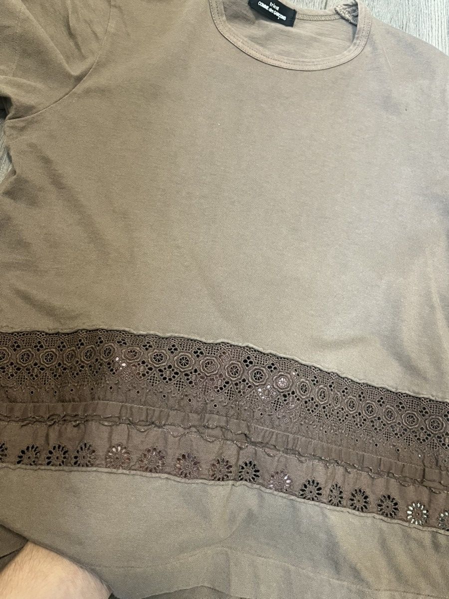 Comme des Garcons × Japanese Brand Comme des garçons Lace Tee Size US S / EU 44-46 / 1 - 3 Thumbnail