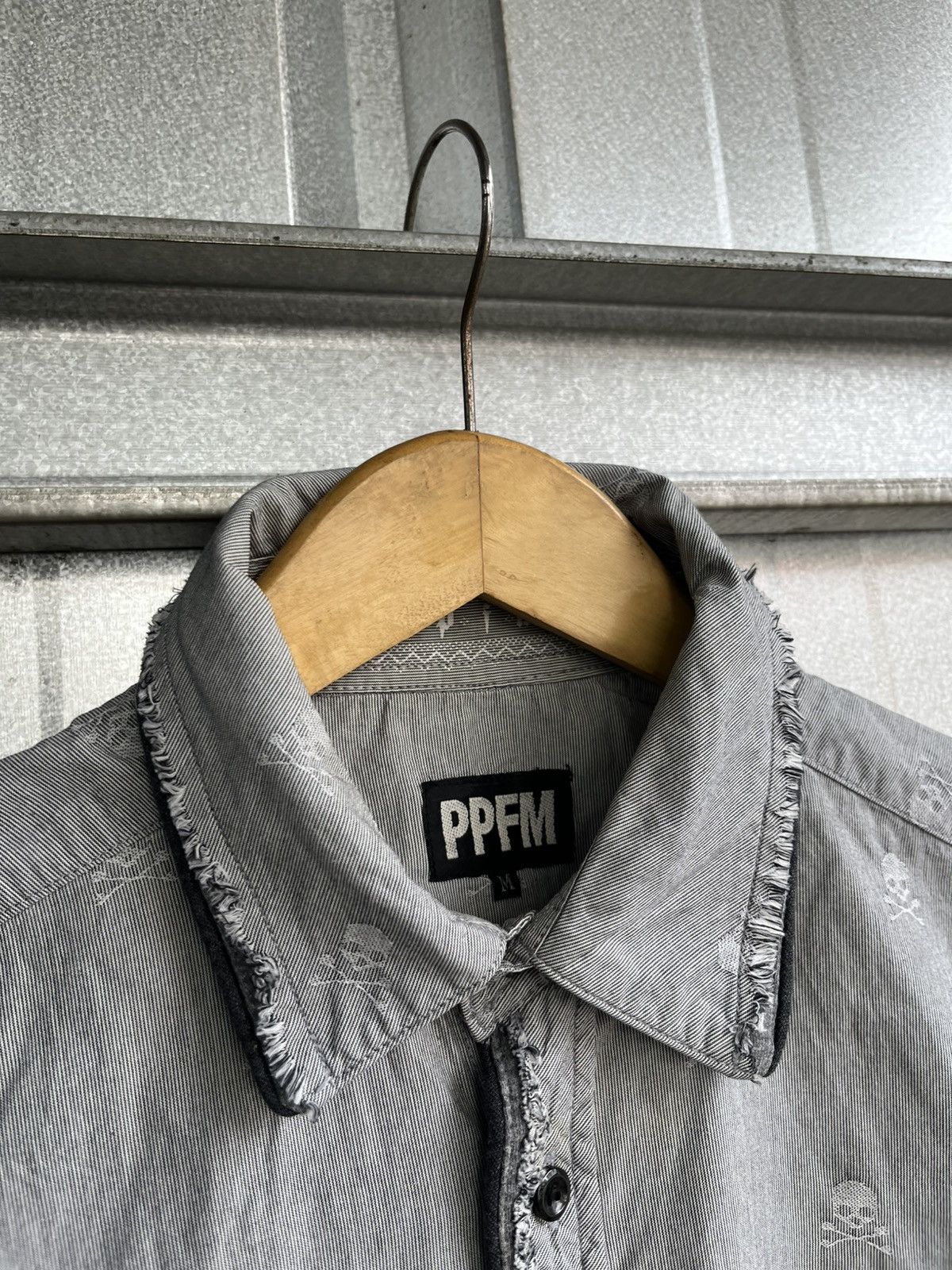 PPFM Vintage rare ppfm skull button shirt /cdg/vivsim/undercover Size US M / EU 48-50 / 2 - 3 Thumbnail