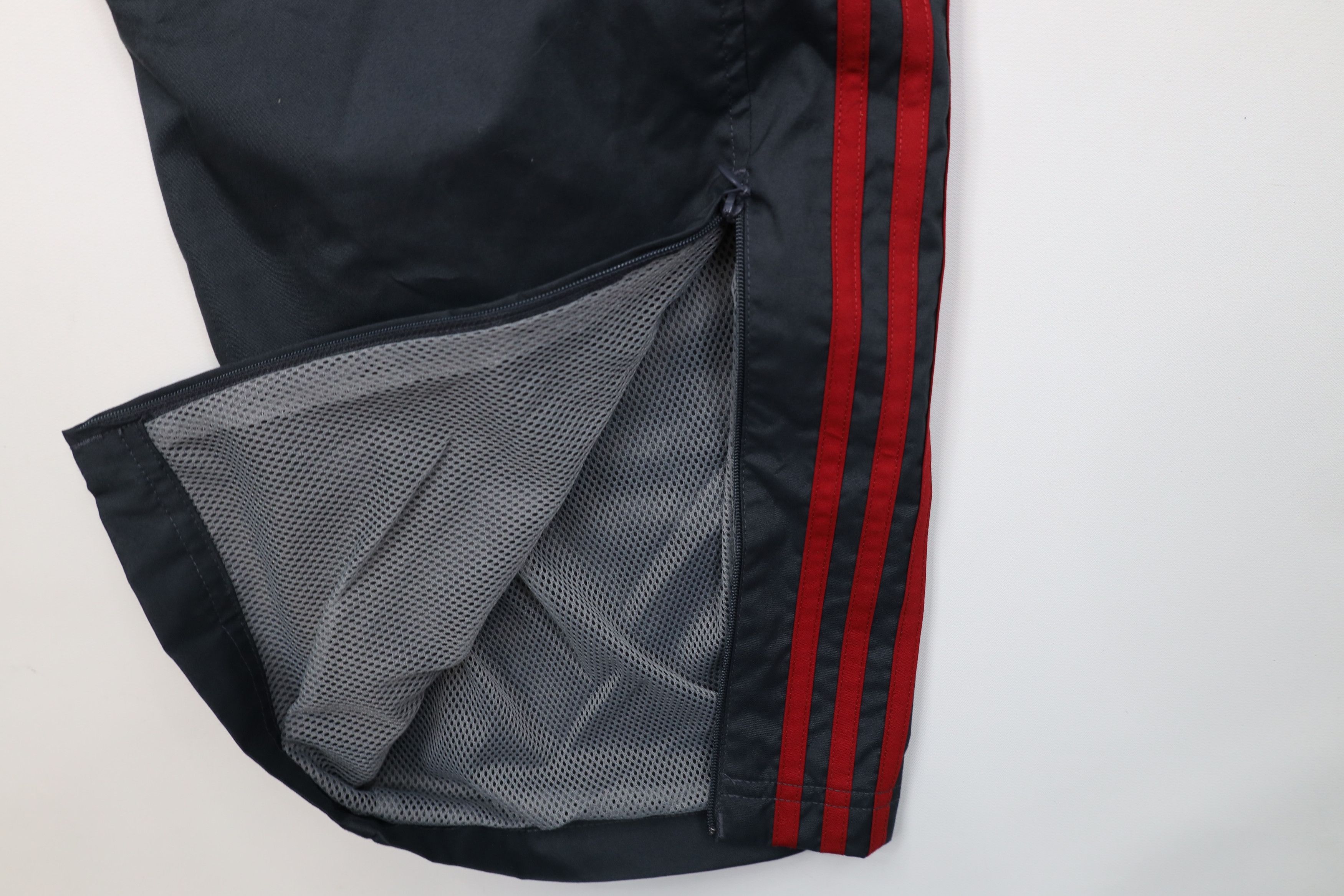 Adidas Vintage Y2K 2002 Adidas Wide Leg Windbreaker Pants Striped Size US 36 / EU 52 - 6 Thumbnail