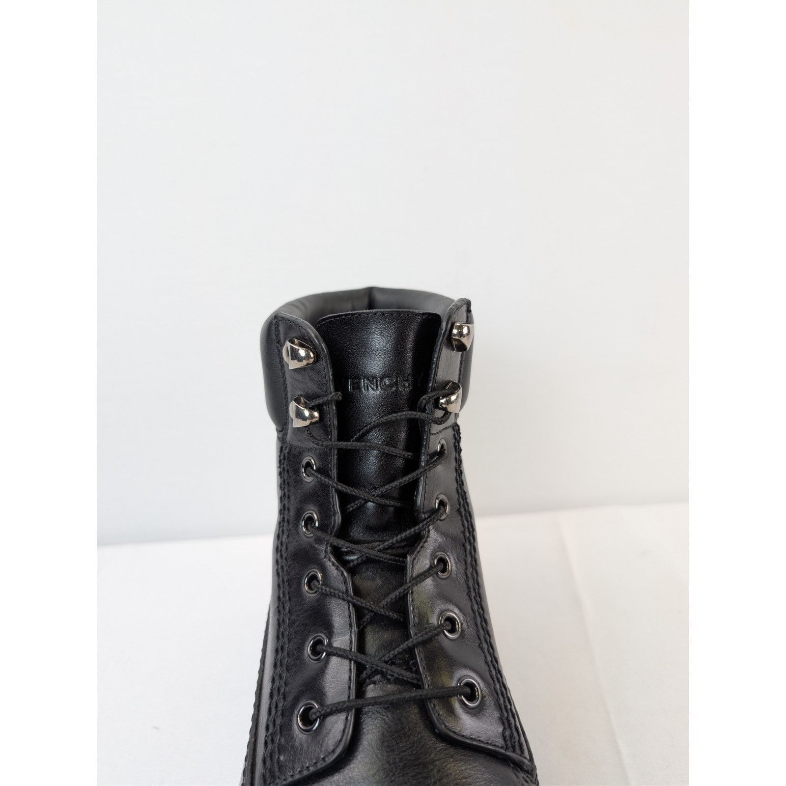 Givenchy o1rshd1 Show Lace-Up Boots in Black Size US 11 / EU 44 - 16 Thumbnail