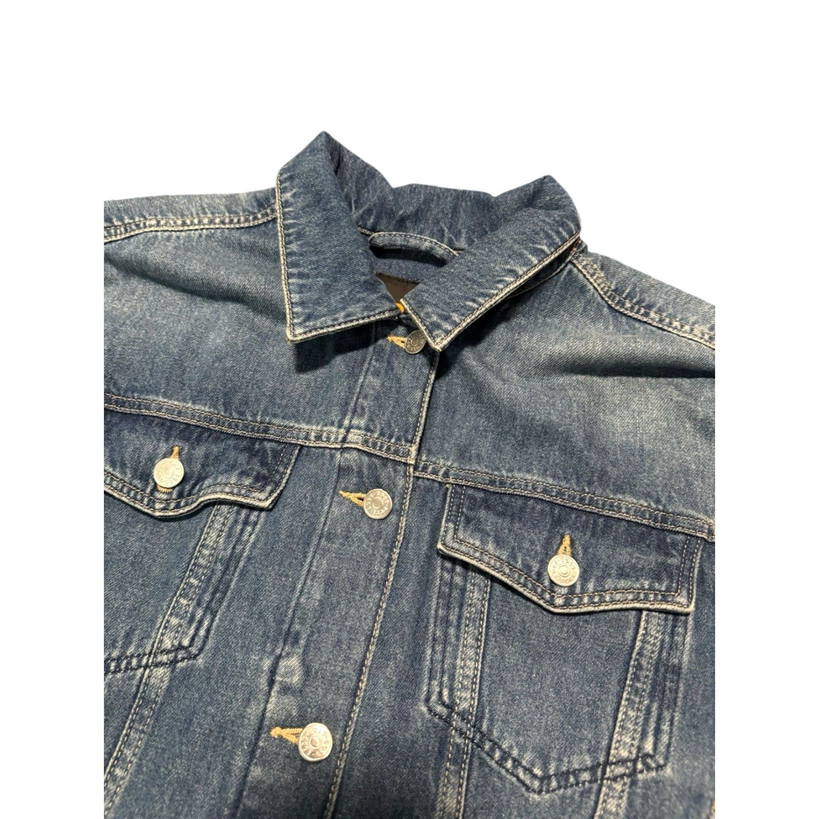 Hugo Boss VINTAGE BOSS Hugo Boss Denim Trucker Jacket Men’s Small Blue Size US S / EU 44-46 / 1 - 3 Thumbnail