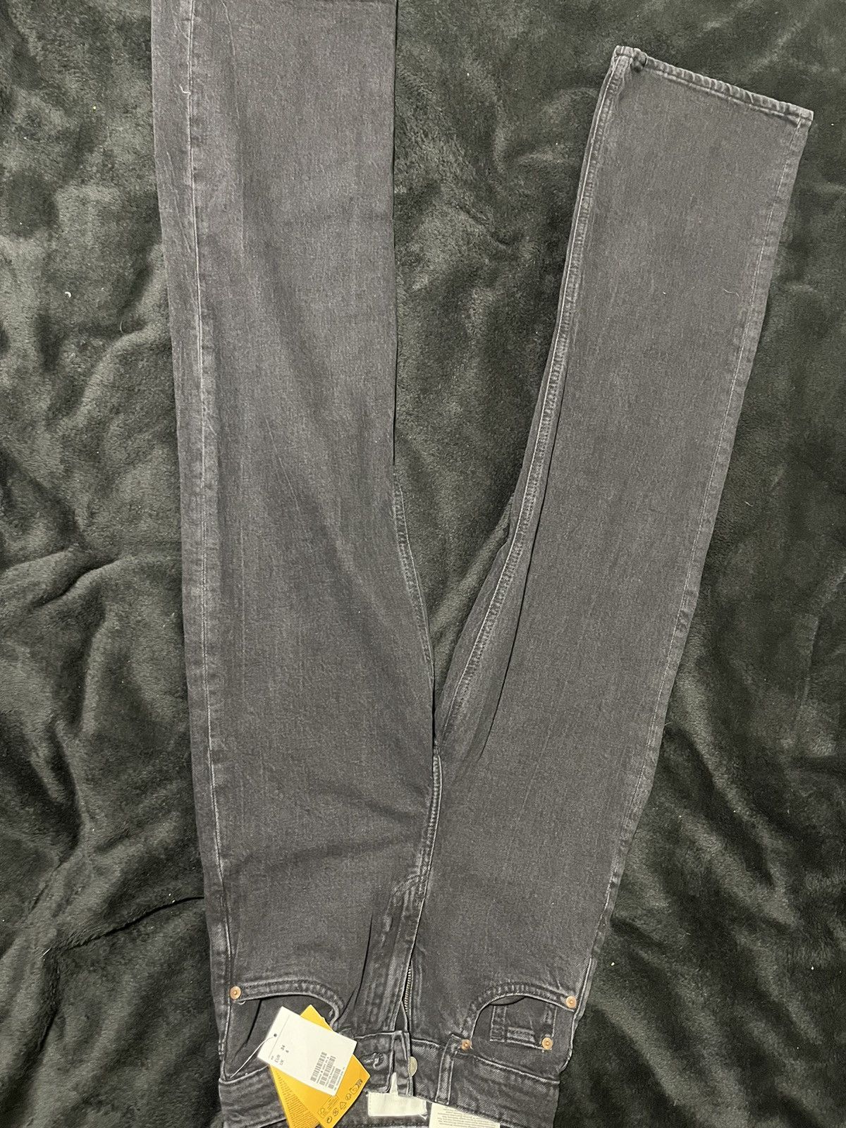 H&M Black denim jeans Size 26" / US 2 / IT 38 - 1 Thumbnail