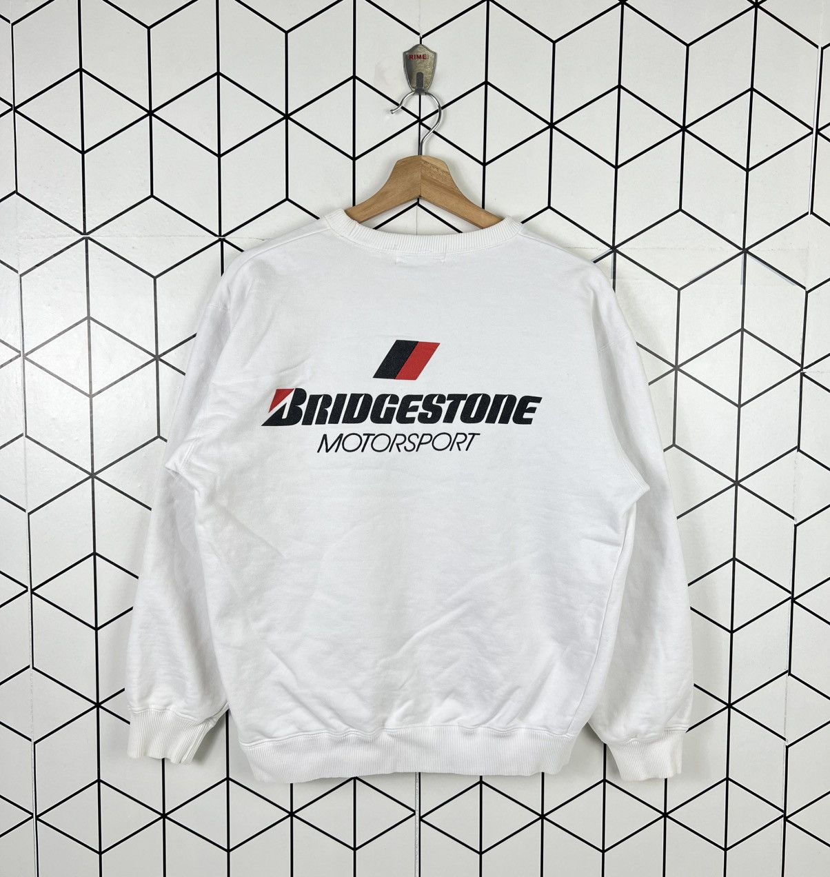 Sports Specialties Vintage 80s Bridgestone Motorsport Racing Sweatshirt Size US M / EU 48-50 / 2 - 1 Thumbnail