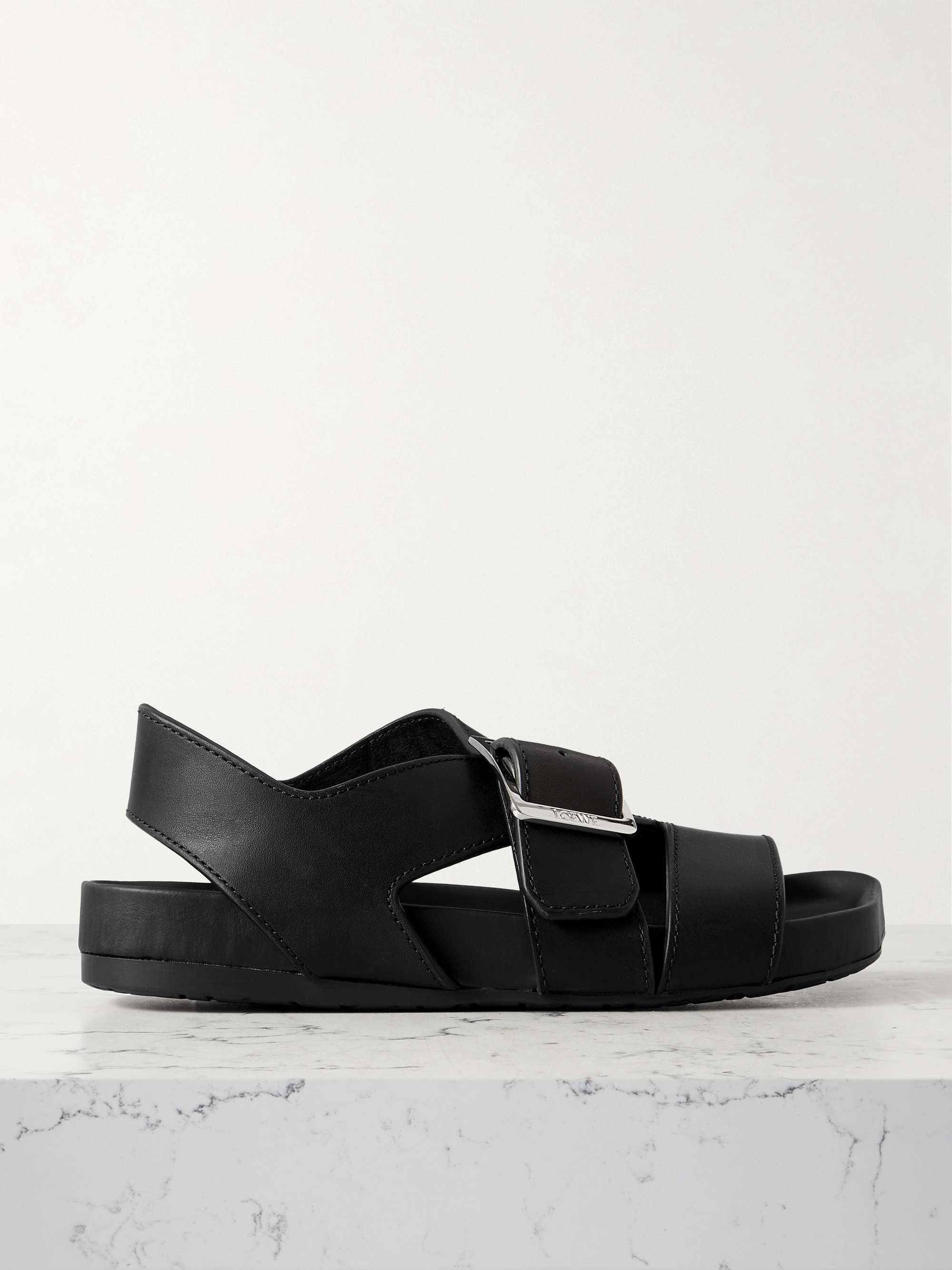 Loewe Ease Leather Sandals Size US 8 / IT 38 - 1 Thumbnail