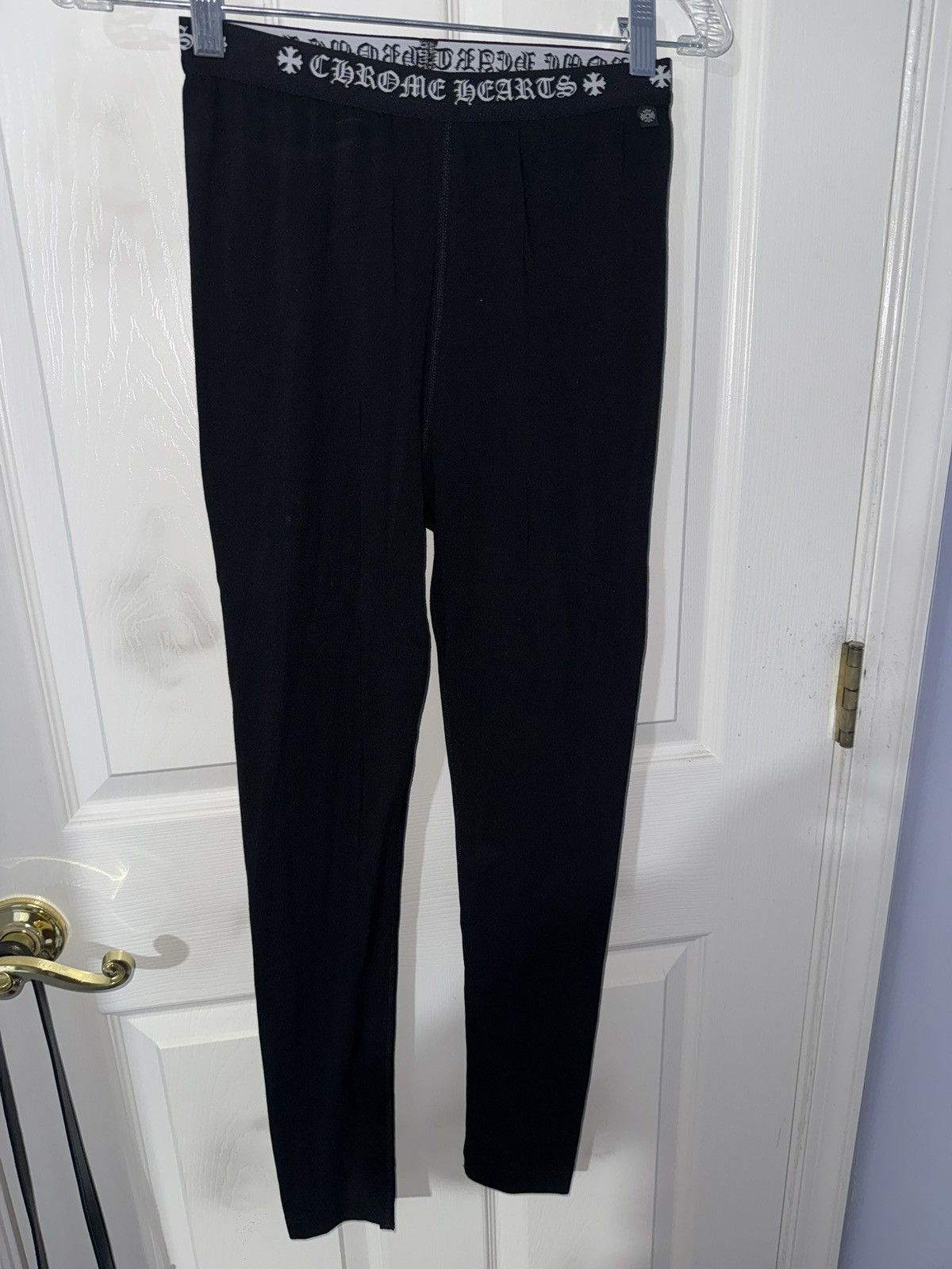 Chrome Hearts Black Chrome Hearts Logo Leggings Size 32" / US 10 / IT 46 - 5 Thumbnail