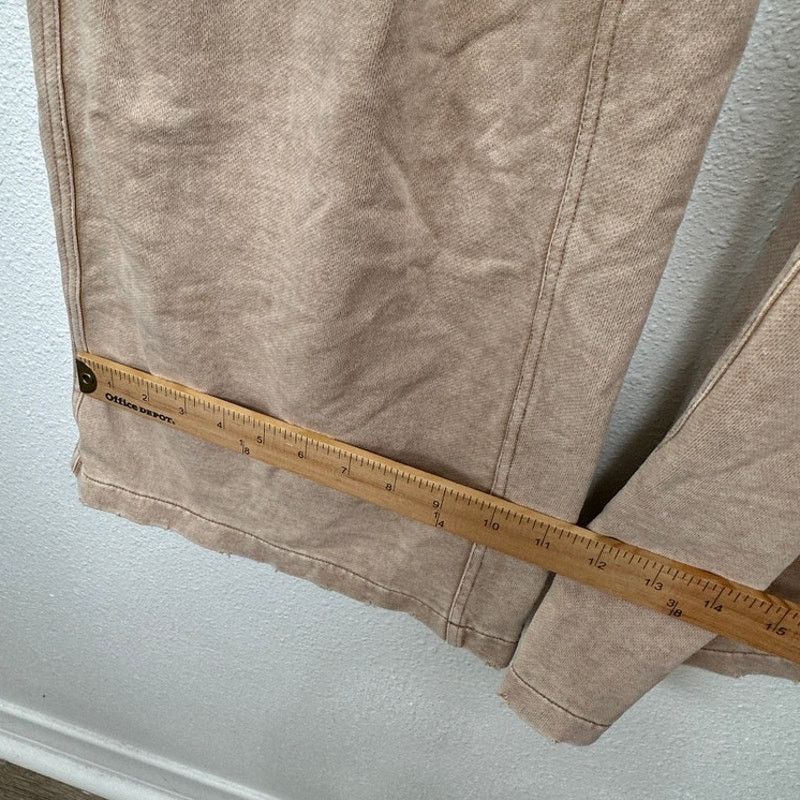 Acne Studios Acne Studios Mens Tan Wide Leg Cargo Sweat Pants M Size US 36 / EU 52 - 18 Thumbnail