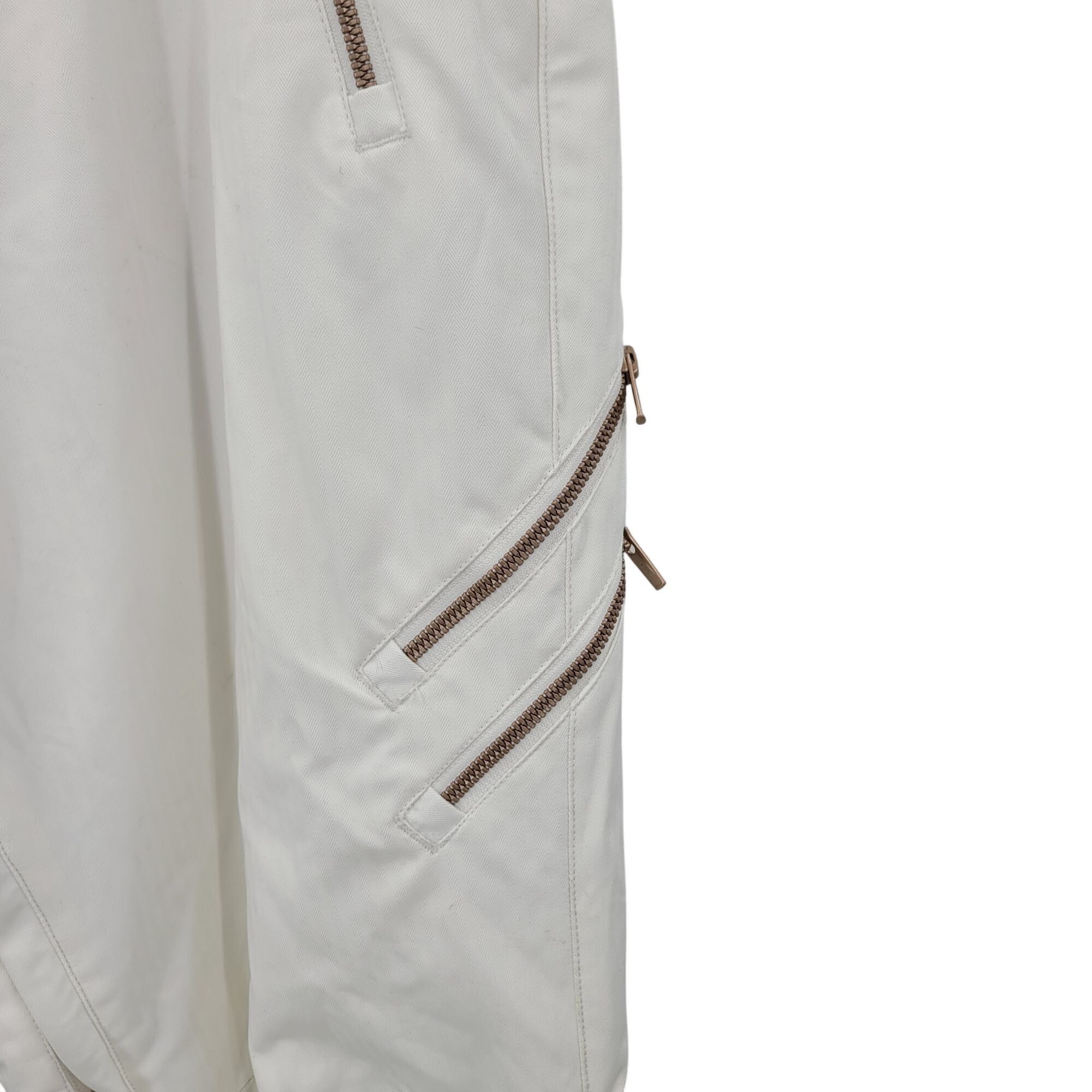 Obermeyer Obermeyer Ladies16 White Delia Snow Pants Snowboarding Winte Size 38" / US 16 / IT 52 - 7 Thumbnail
