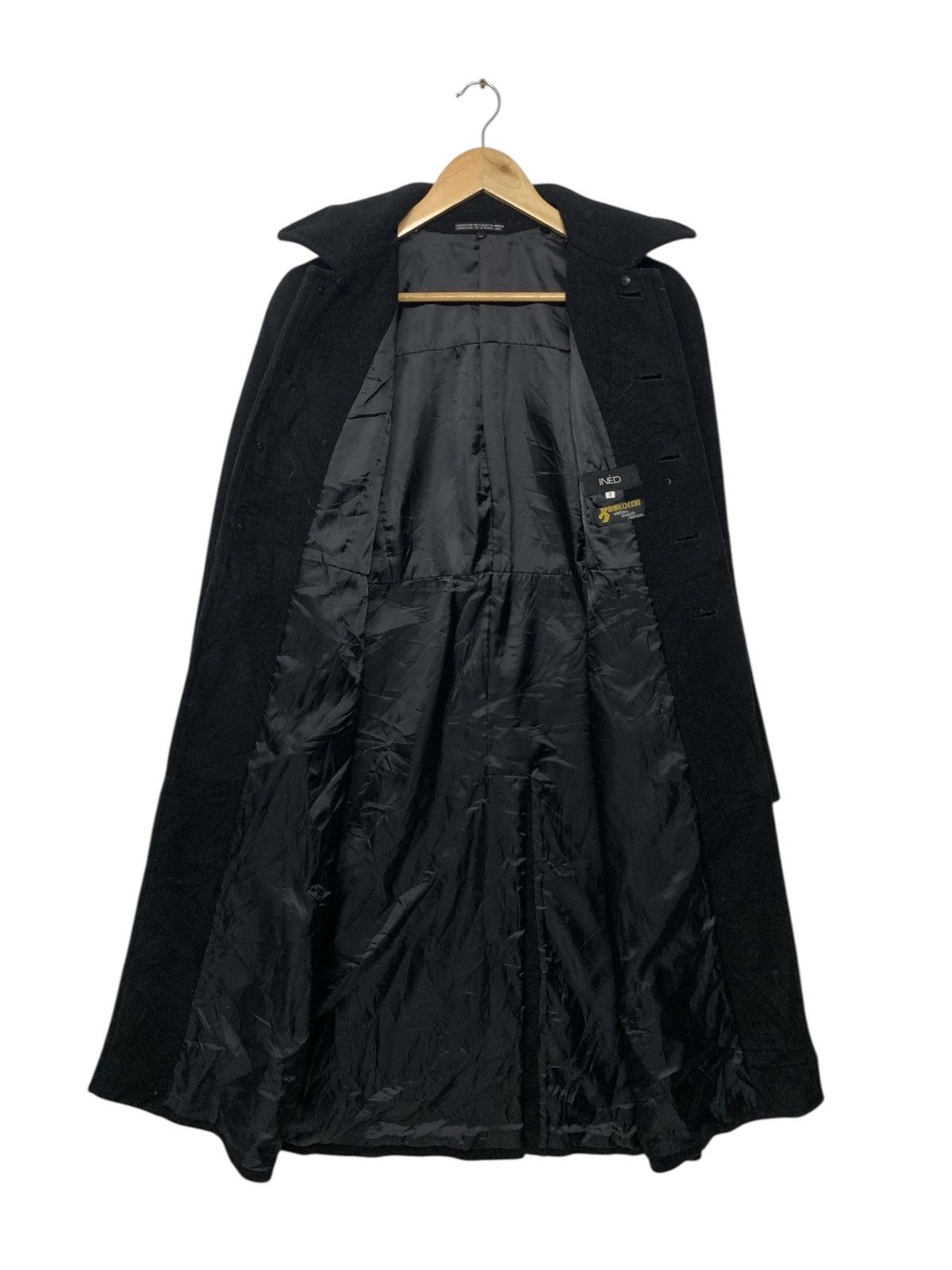 Designer × Japanese Brand × Yohji Yamamoto Binicocchi X Ined Yohji Yamamoto Wool Long Jacket Size S / US 4 / IT 40 - 4 Thumbnail