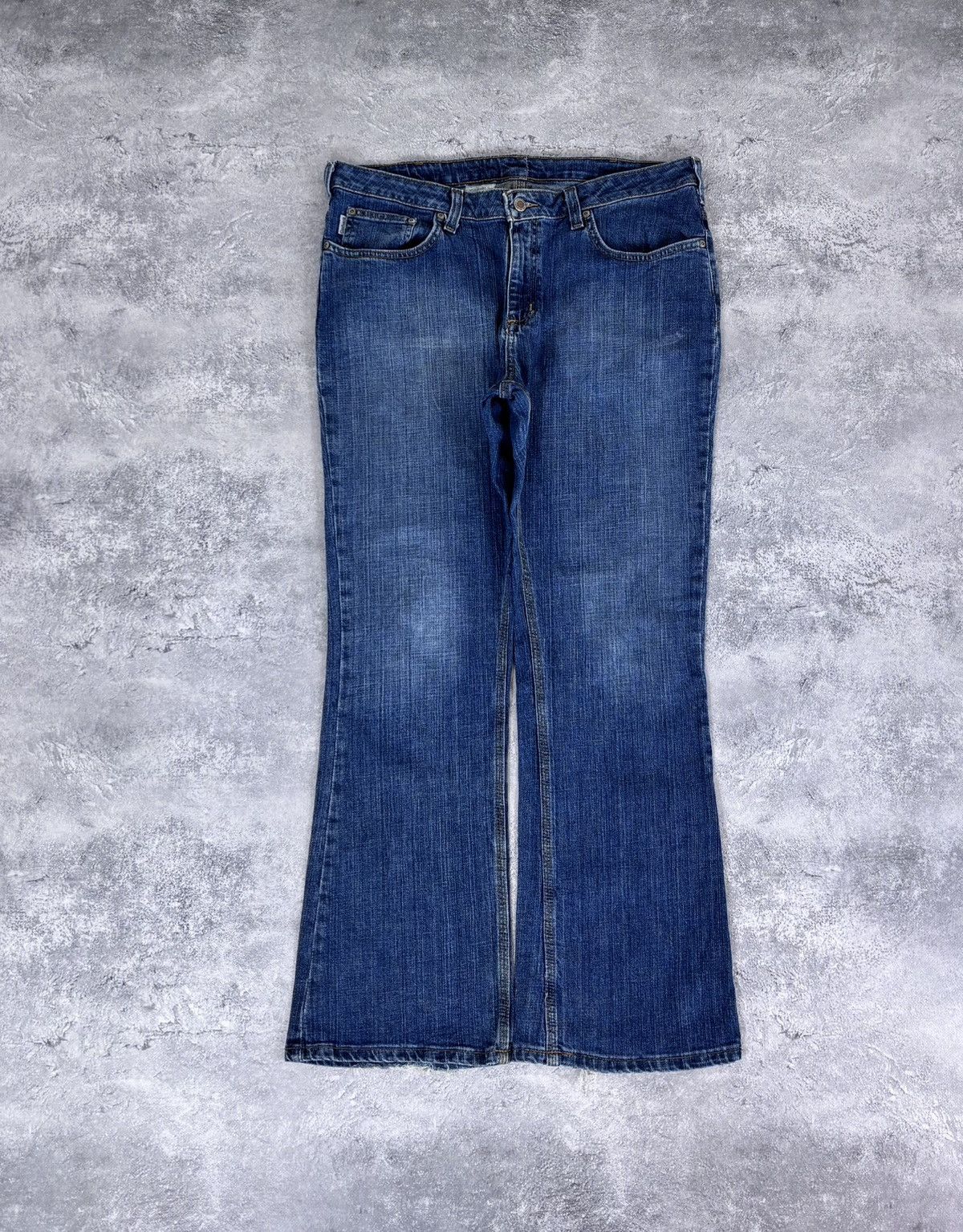 Carhartt Vintage Carhartt Faded Blue Boot Cut Flared Denim Jeans Size US 36 / EU 52 - 2 Thumbnail