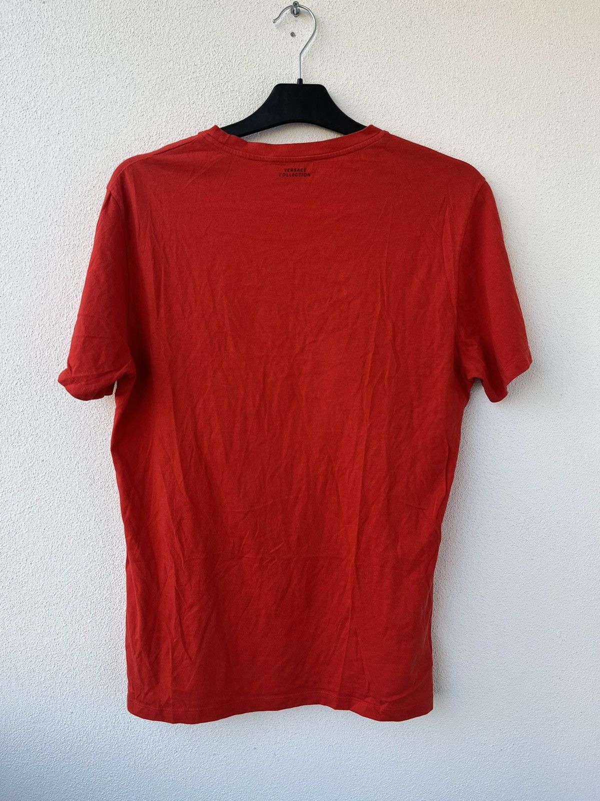 Designer × Versace Versace Collection Red T-shirt Tee Size US XL / EU 56 / 4 - 8 Thumbnail
