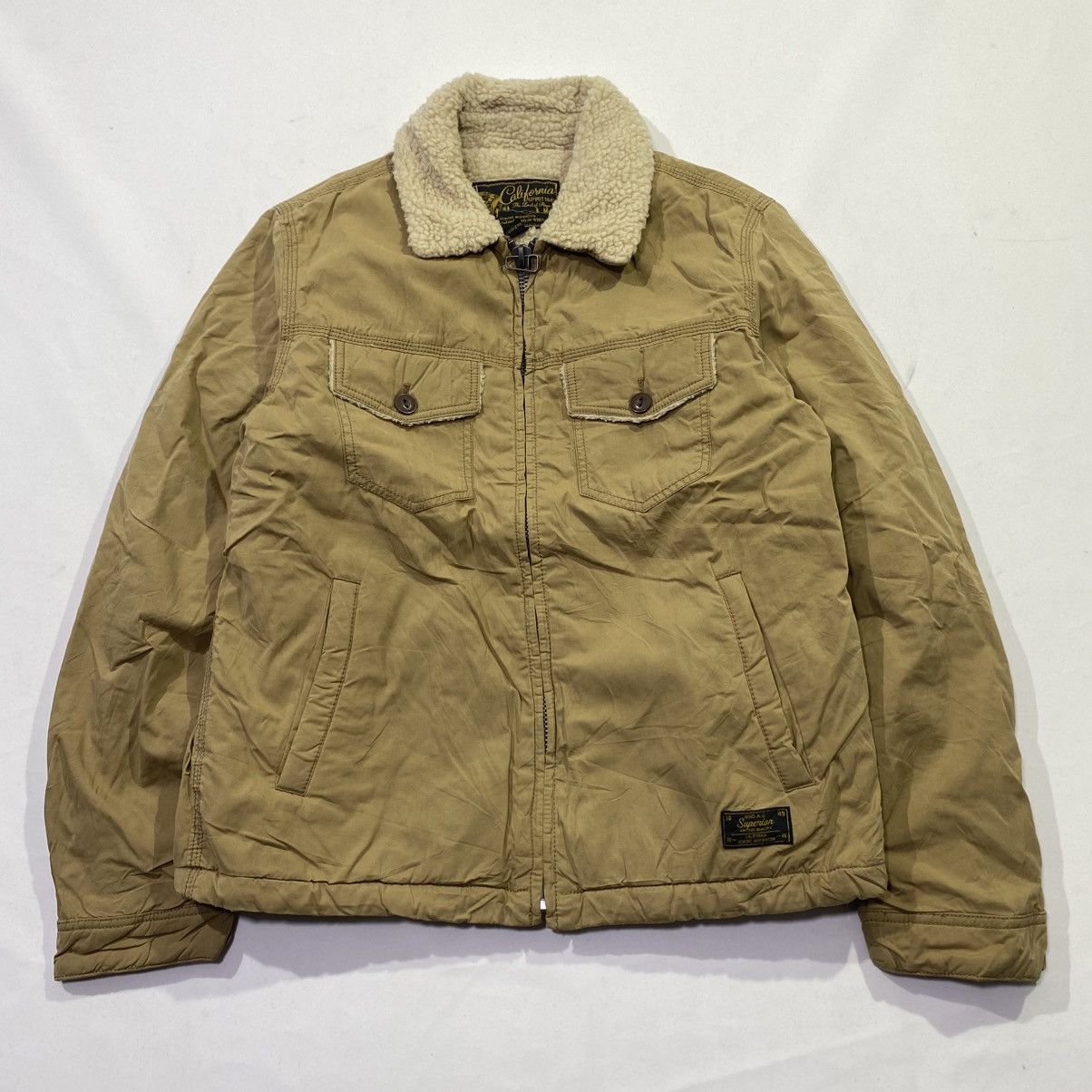 Who A.U. Who AU Sherpa Denim Jacket Size US M / EU 48-50 / 2 - 1 Thumbnail