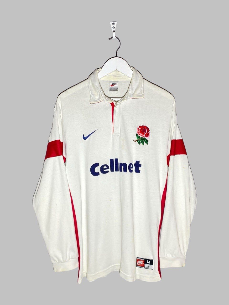 Nike Nike England National Team 1997 1999 Home Rugby Shirt Jersey Size US M / EU 48-50 / 2 - 1 Thumbnail