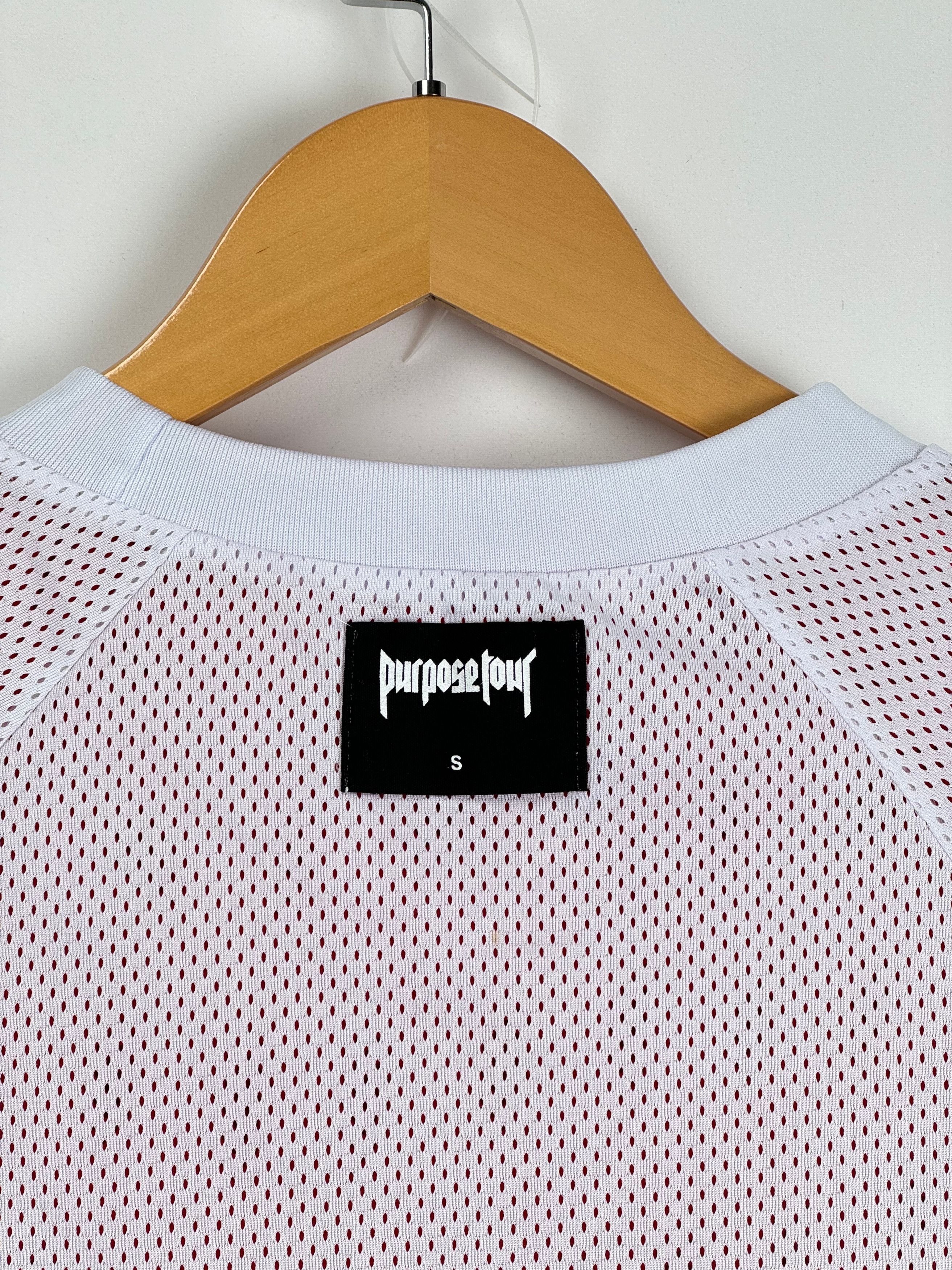 Justin Bieber UNWORN*Justin Bieber Purpose Tour Double Layer Mesh T-Shirt Size US S / EU 44-46 / 1 - 5 Thumbnail