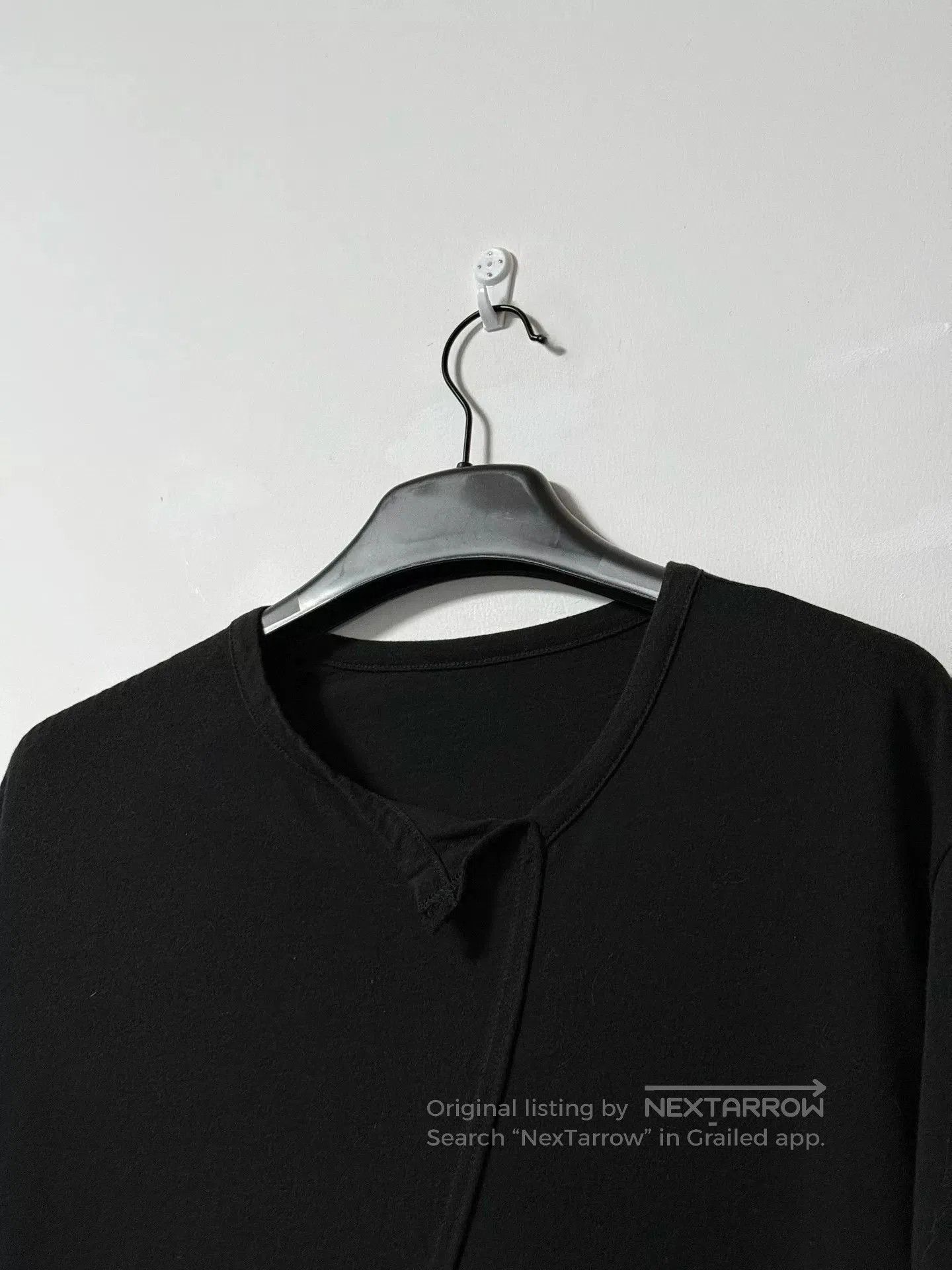 Yohji Yamamoto Asymmetrical Black T-Shirt by Yohji Yamamoto. Size US L / EU 52-54 / 3 - 3 Thumbnail