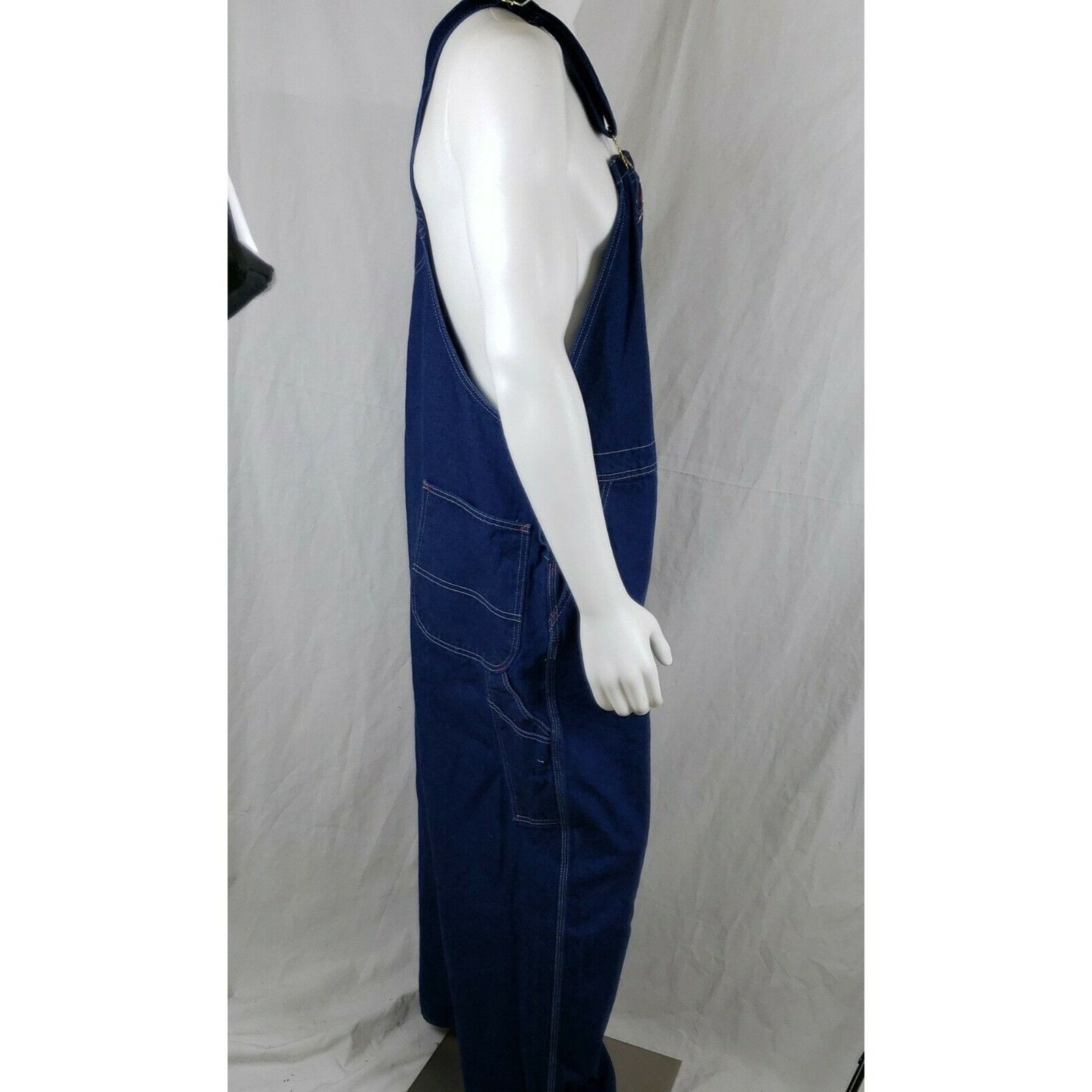 Dickies Dickies Denim Overalls Mens 46 x 27 Custom Baggy Blue Jeans Size US 44 / EU 60 - 7 Thumbnail