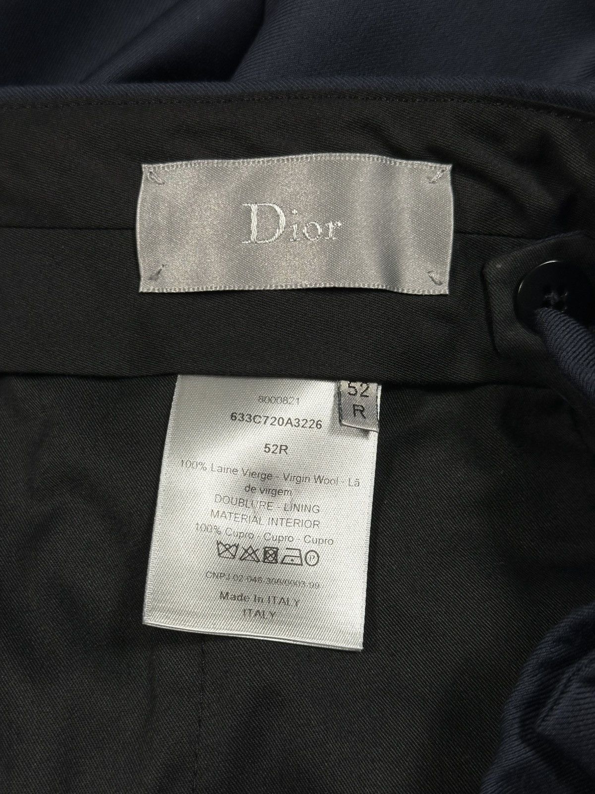 Dior Dior Homme Wool Formal Trousers Pants Size US 36 / EU 52 - 8 Thumbnail