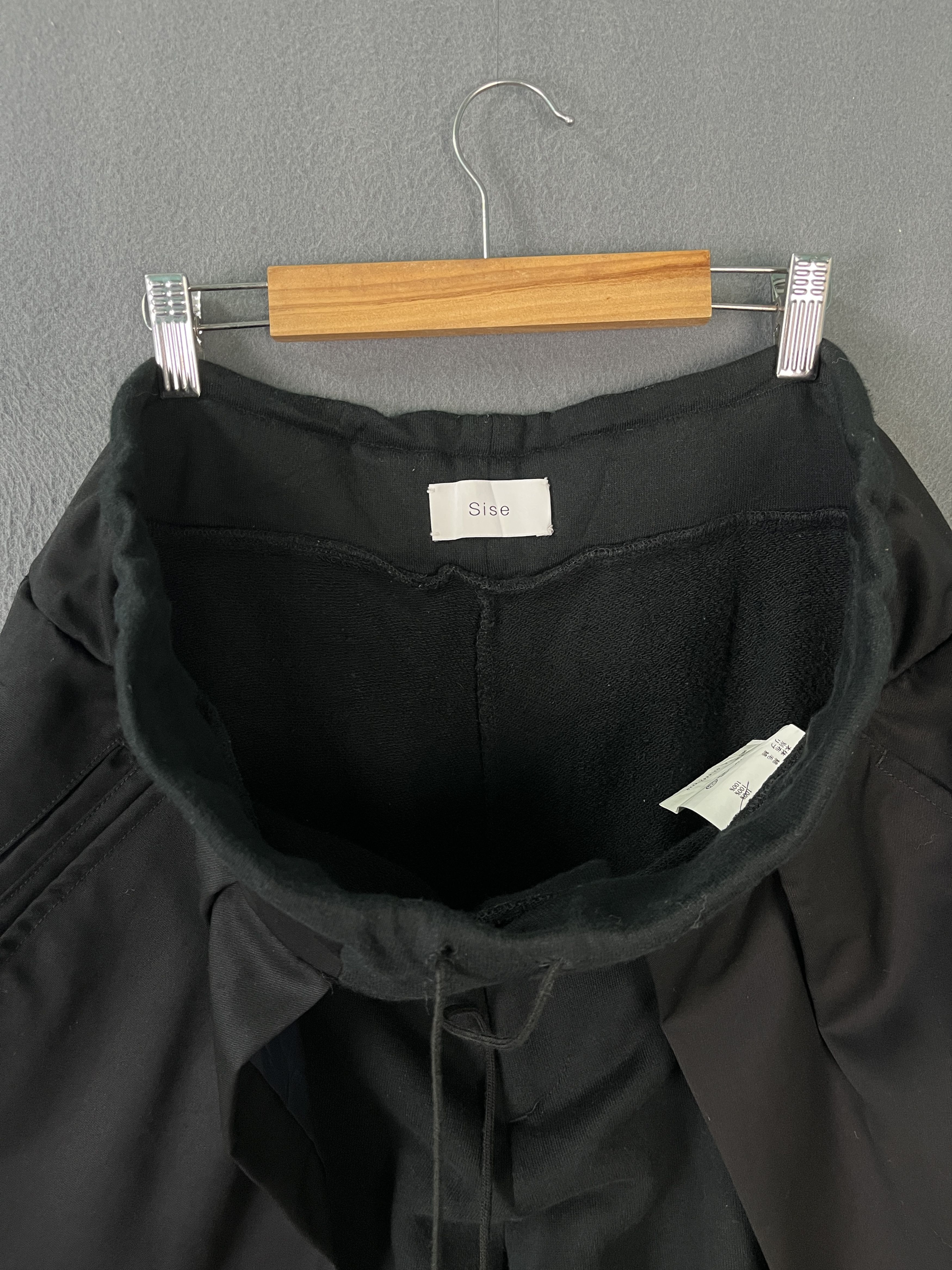 Japanese Brand SISE Double Layer Dropped Crotch Cropped Pants Made in Japan Size US 34 / EU 50 - 10 Thumbnail