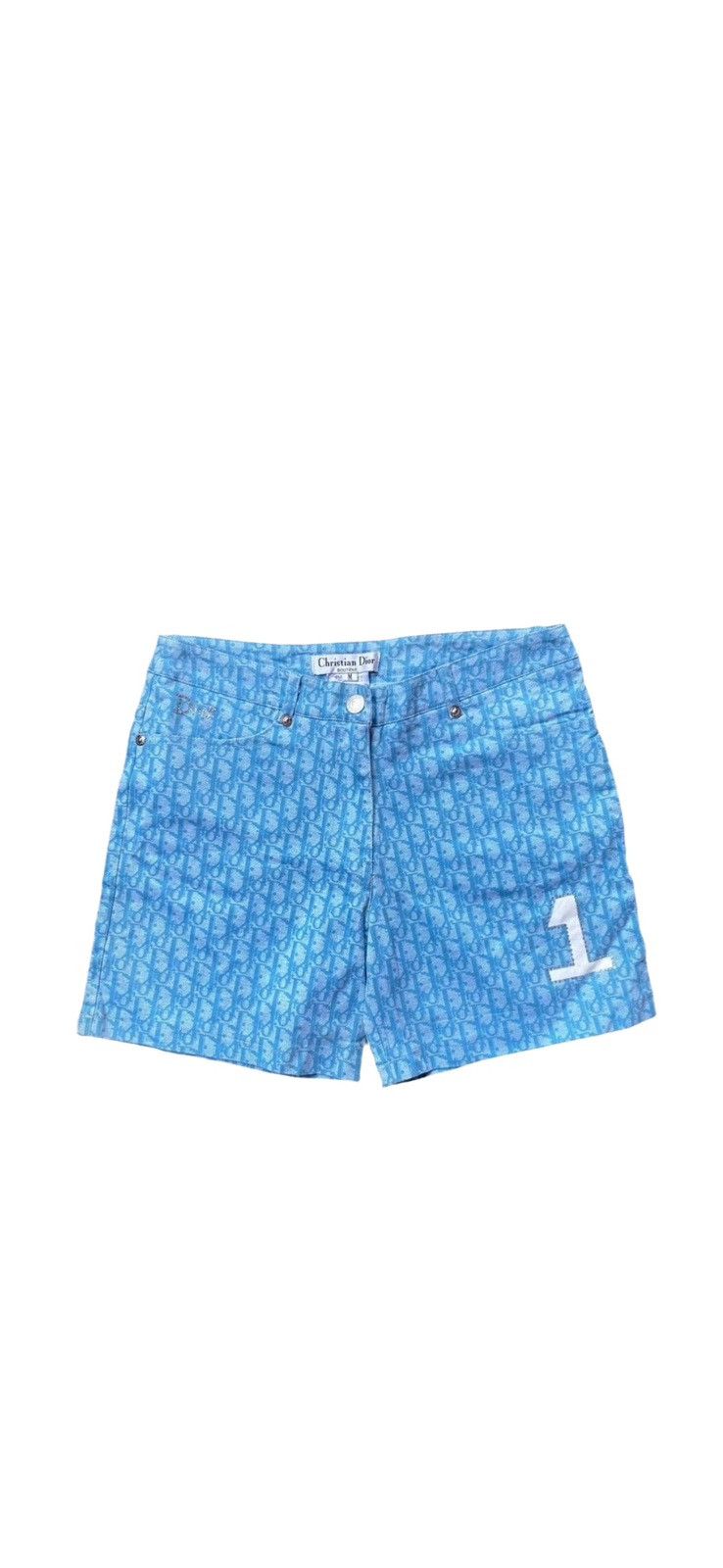 Dior Dior Oblique Denim Shorts Size 32" / US 10 / IT 46 - 1 Thumbnail