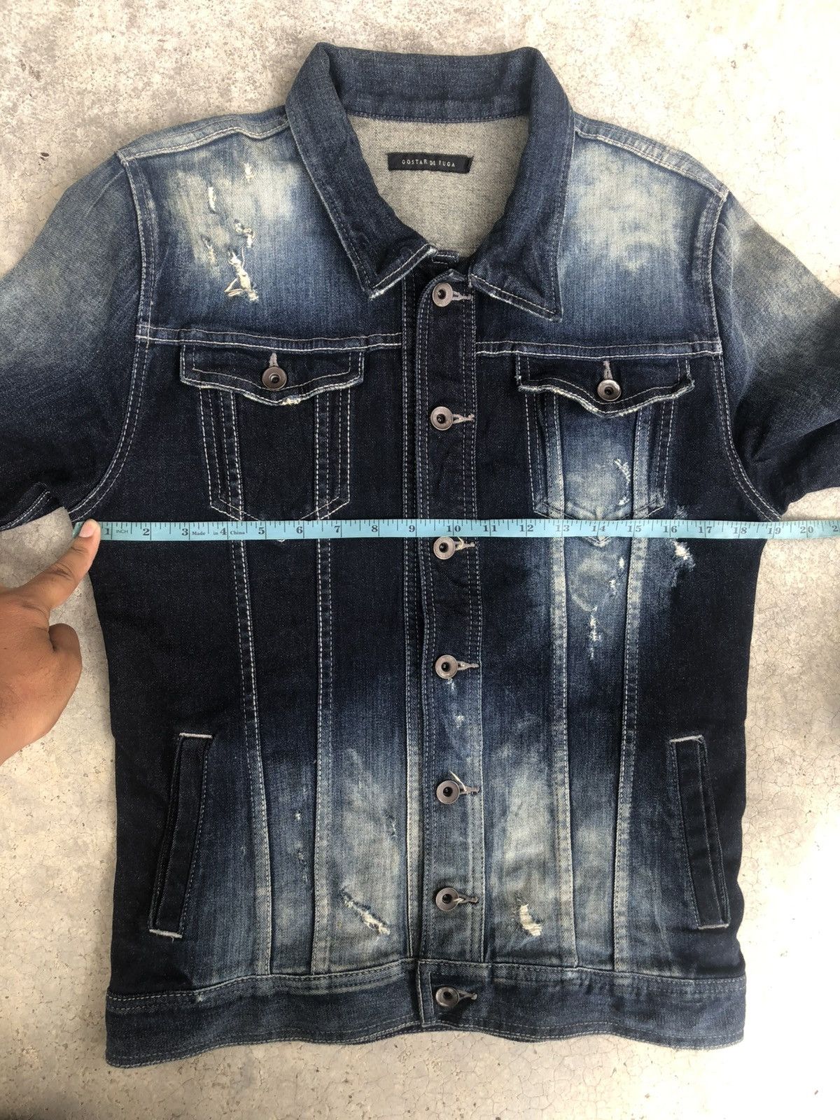If Six Was Nine Japanese Fuga Distressed Denim Size US M / EU 48-50 / 2 - 25 Thumbnail
