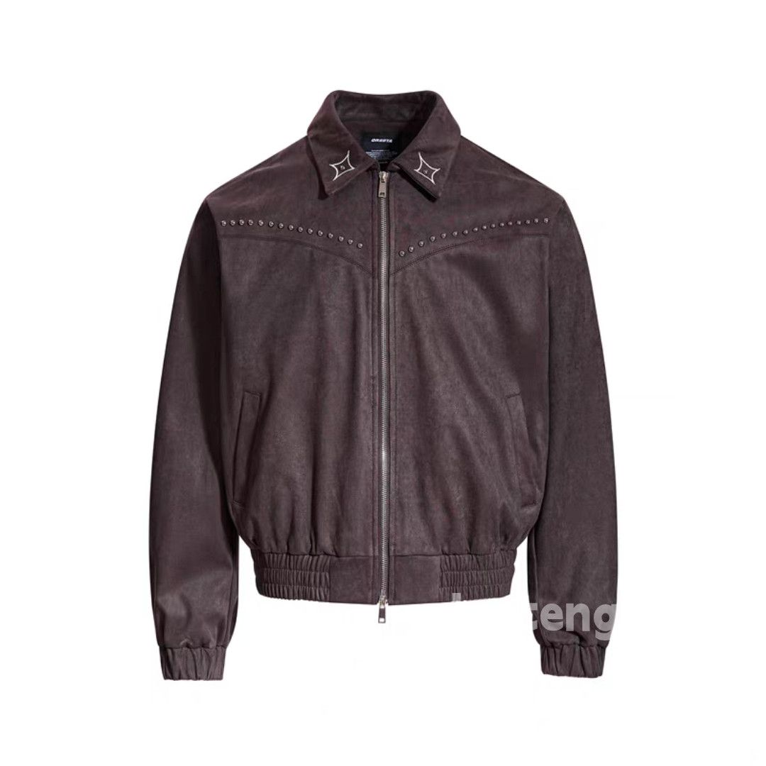 Unisex utility punk hiphop yuppie bomber jacket