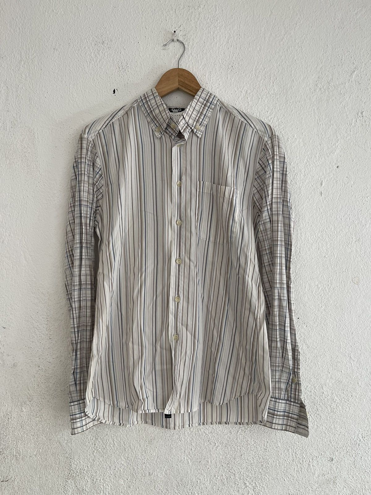 Dolce & Gabbana Dolce Gabbana Button Shirts Ittierre Size US L / EU 52-54 / 3 - 1 Thumbnail