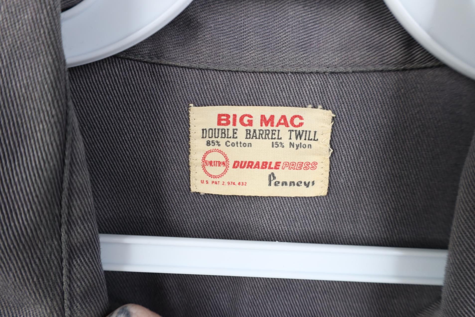 Vintage Vintage 50s Penneys Big Mac Barrel Twill Button Shirt USA Size US M / EU 48-50 / 2 - 11 Thumbnail