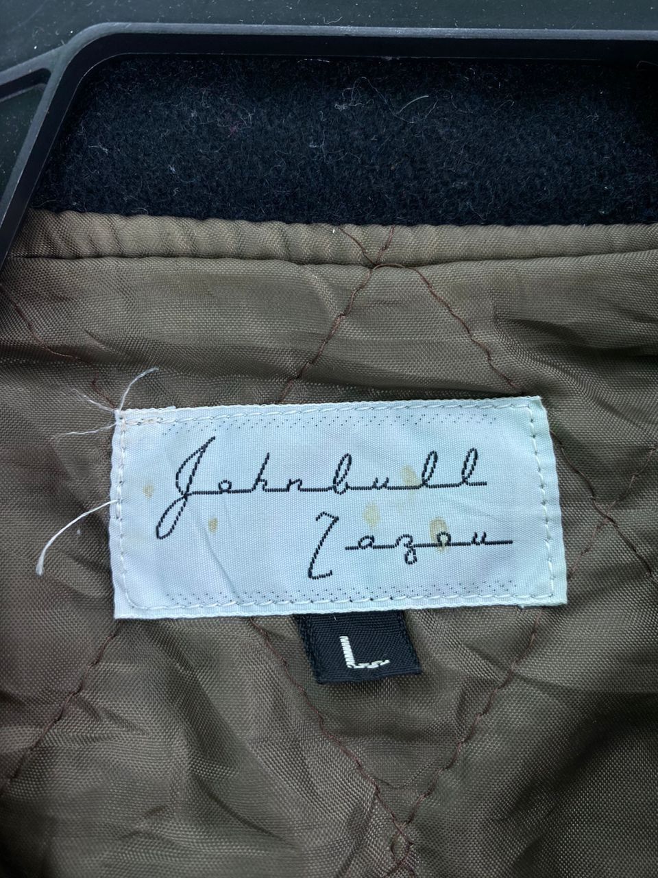 Johnbull Vtg 90s Johnbull Zozou varsity jacket leather sleeves Size US L / EU 52-54 / 3 - 4 Thumbnail