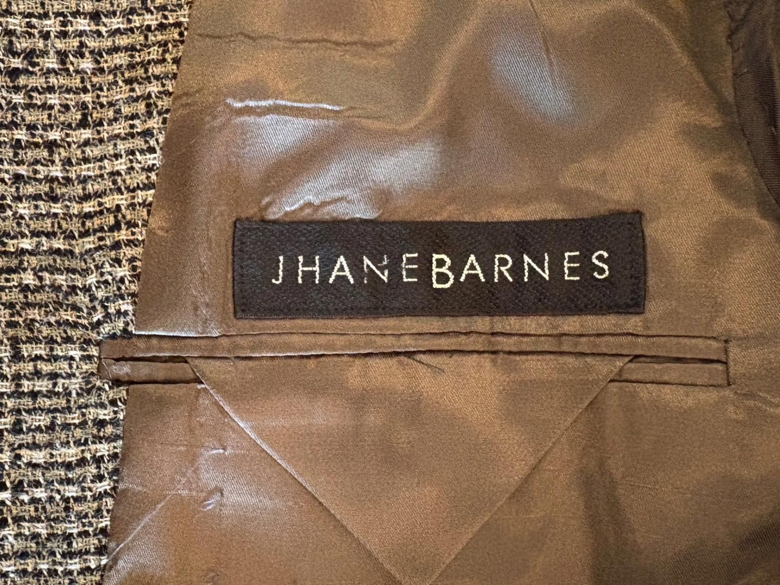 Jhane Barnes VTG Jhane Barnes Blazer 40 Vintage Merino Wool Loop Grey USA Size 40R - 2 Thumbnail