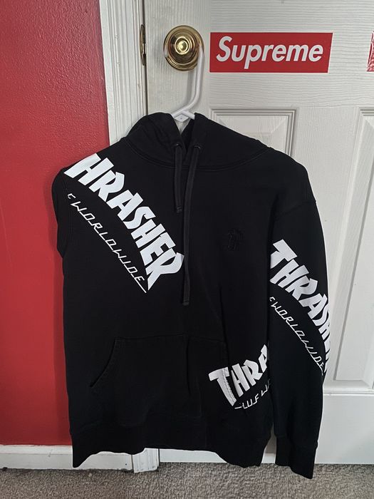 Thrasher *RARE* THRASHER X HUF COLLAB HOODIE | Grailed