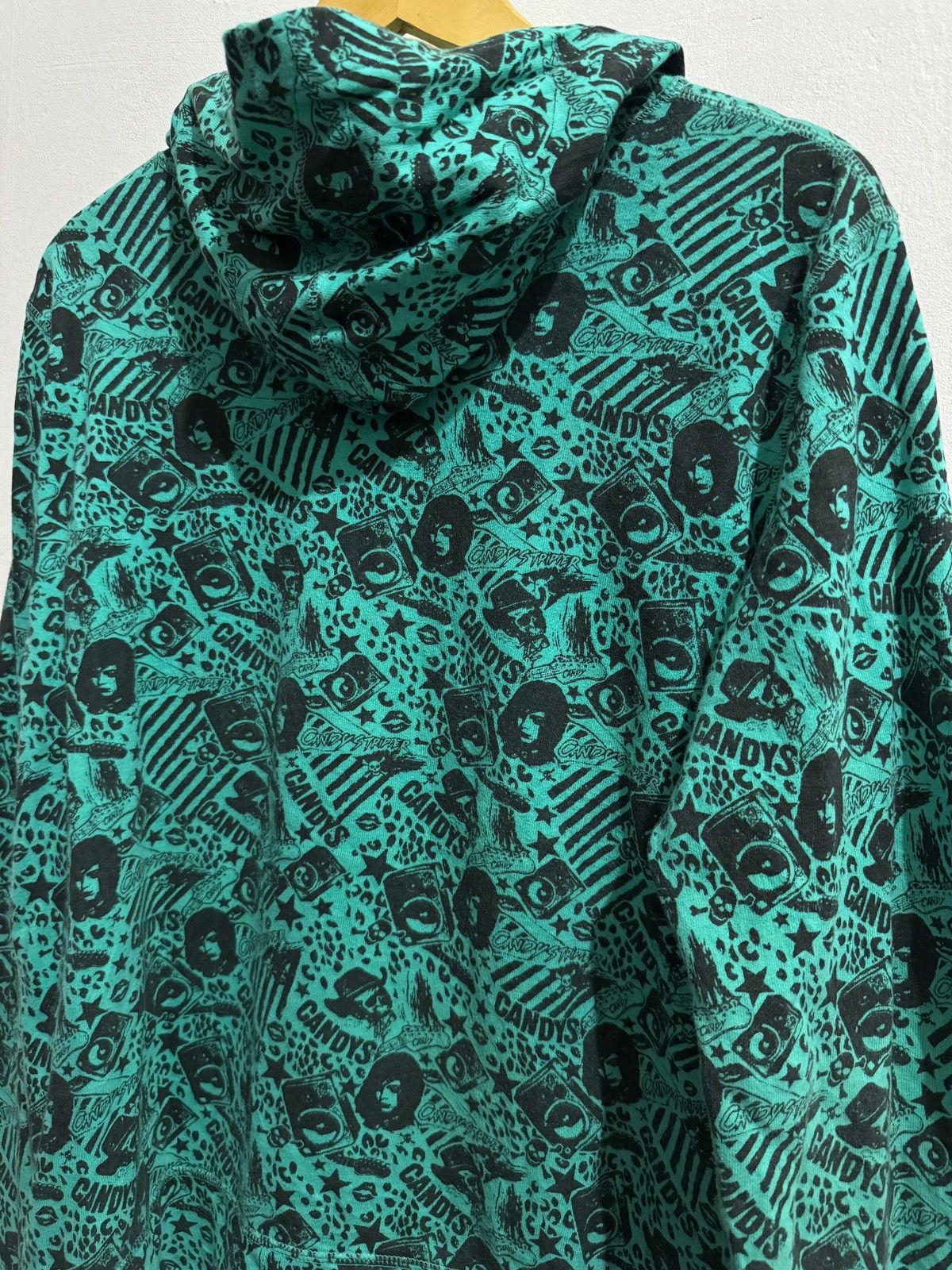 Y2k Candy Tripper aop hysteric style zip sweatshirt
