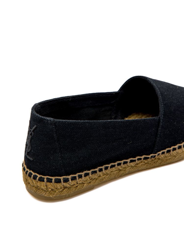 o1b1hav110924 Cassandre Embroidered Espadrilles Denim Black