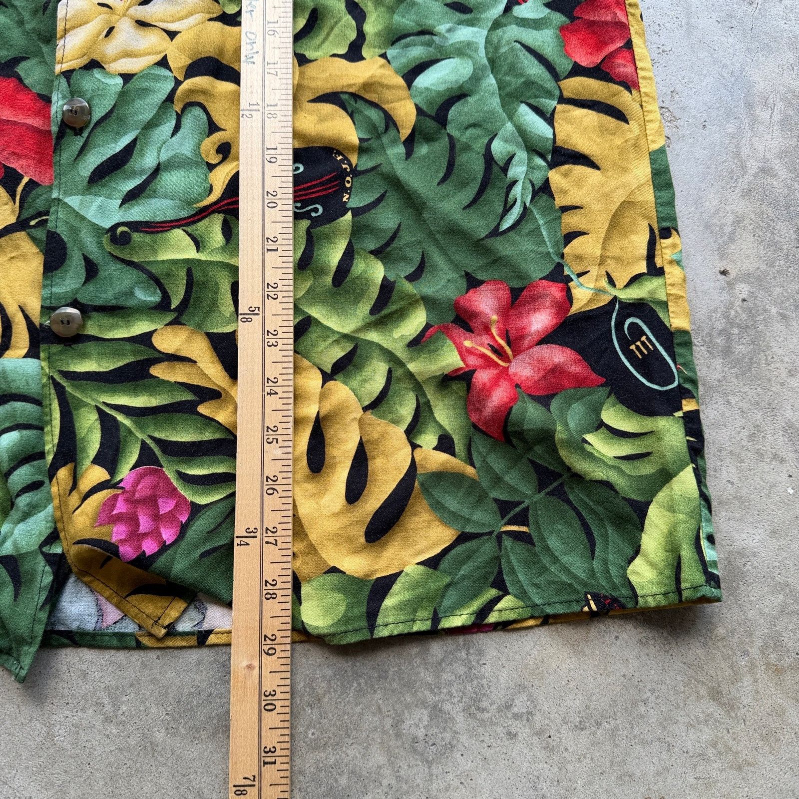Other Vintage BayouWear Crocodile Jazz Hawaiian Rayon Shirt Size US L / EU 52-54 / 3 - 8 Thumbnail