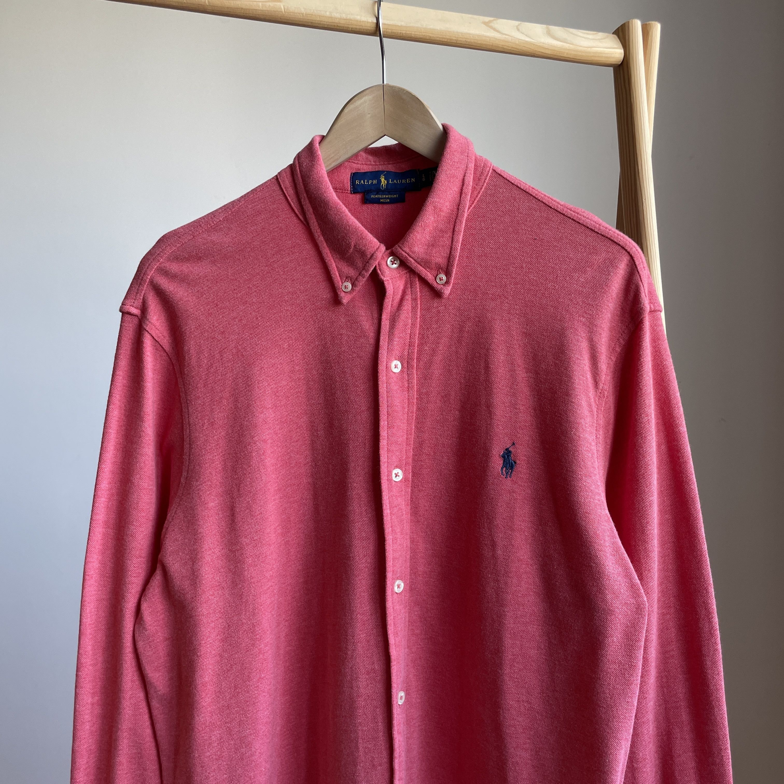 Polo Ralph Lauren Polo Ralph Lauren Featheweight Mesh Shirt Size L Size US L / EU 52-54 / 3 - 3 Thumbnail