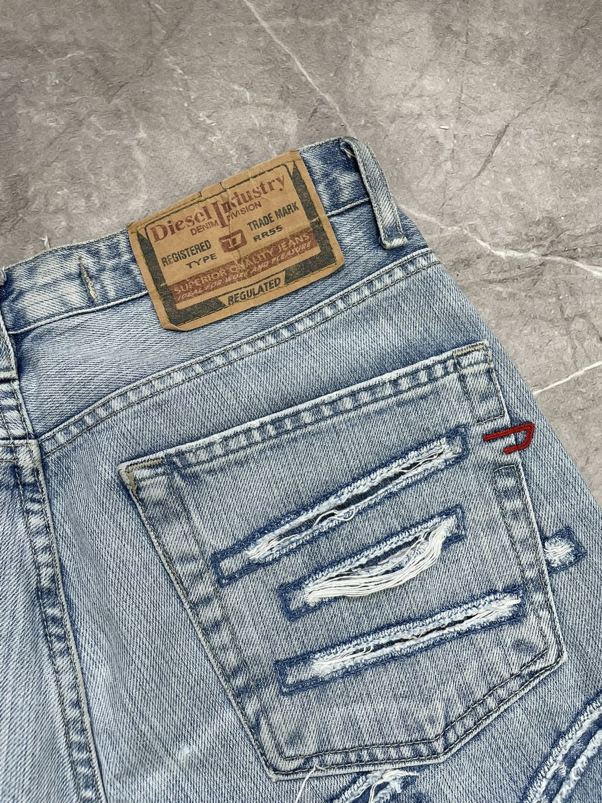 Diesel Diesel distressed jeans pants flared y2k archive hype Size US 32 / EU 48 - 12 Thumbnail