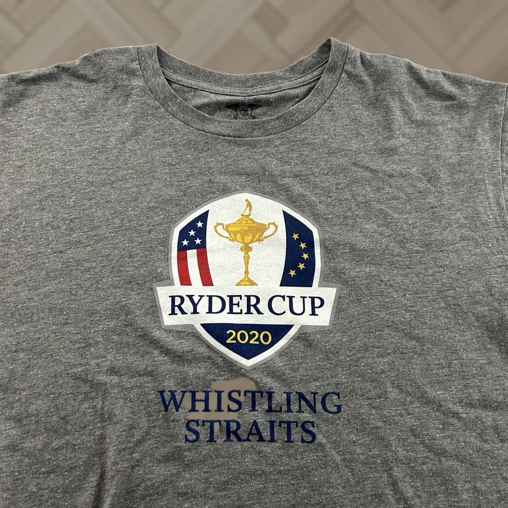 Imperial Imperial Ryder Cup 2020 Whistling Straits Short Sleeve T Shirt Men's Large Gray Size US L / EU 52-54 / 3 - 1 Thumbnail