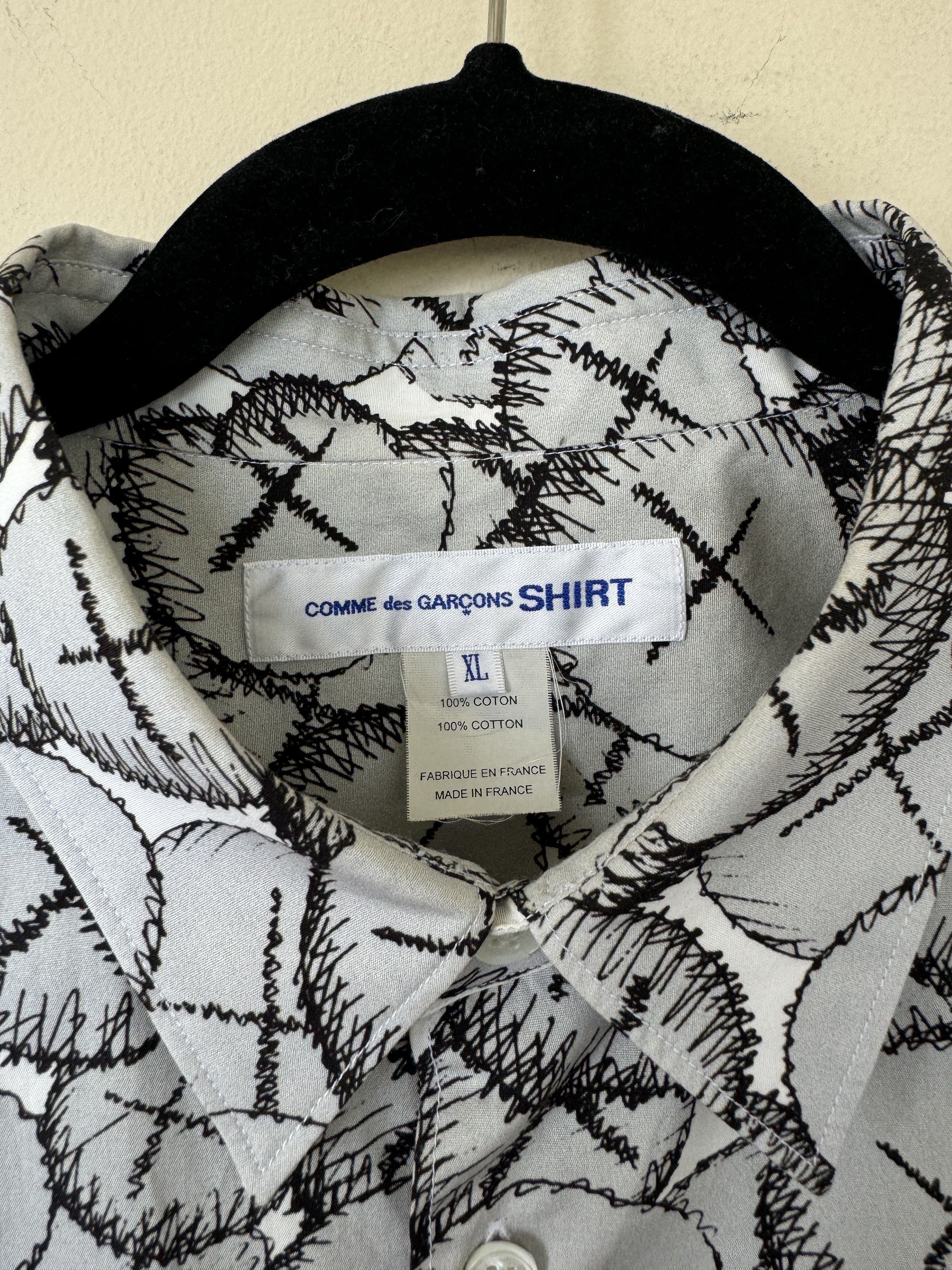 Comme des Garcons SHIRT × Kaws Comme des Garcons Shirt x Kaws Button Up Size US XL / EU 56 / 4 - 8 Thumbnail