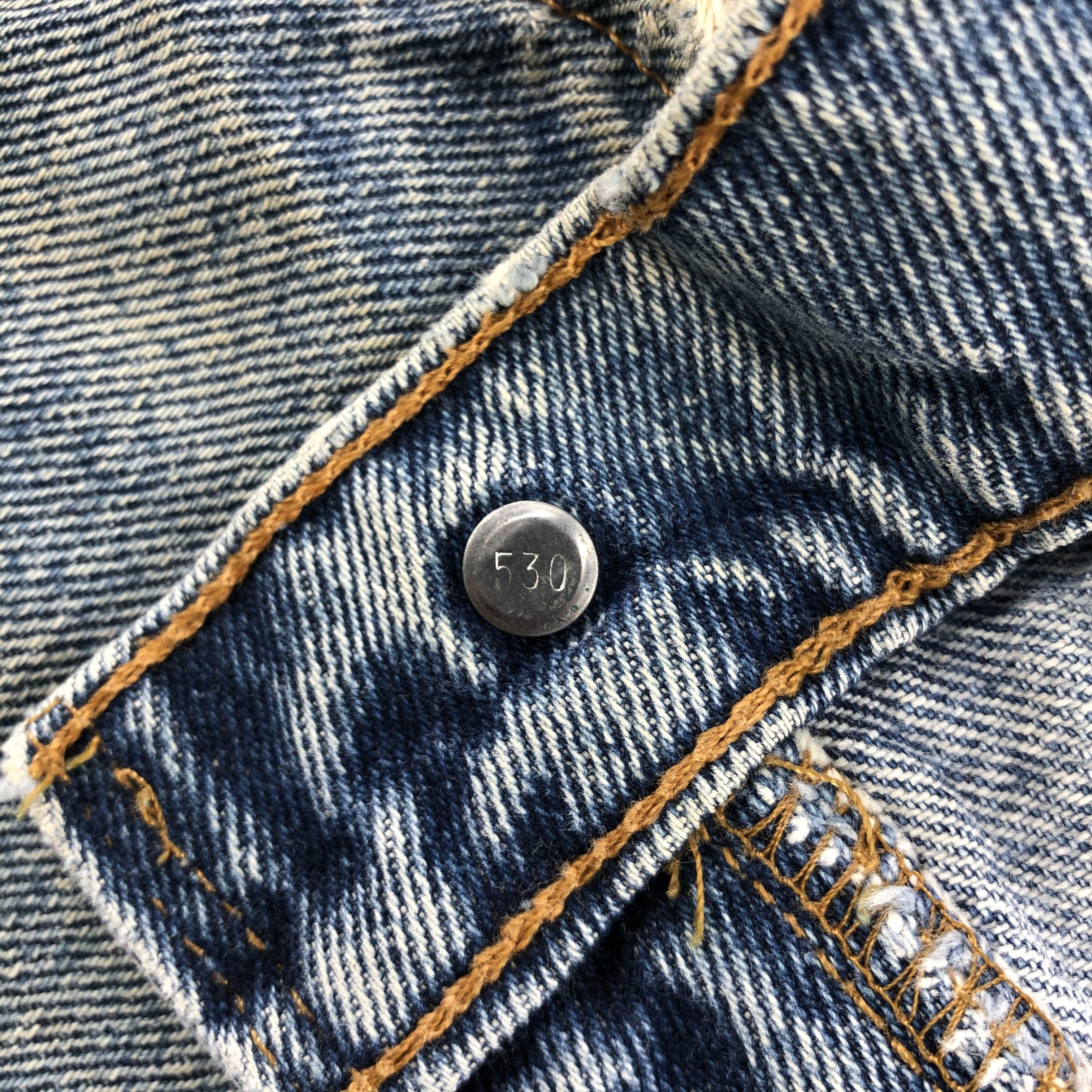 Levi's Vintage 90s Levis 550 Jeans Rusty Wash Denim KJ1089 Size US 32 / EU 48 - 14 Thumbnail