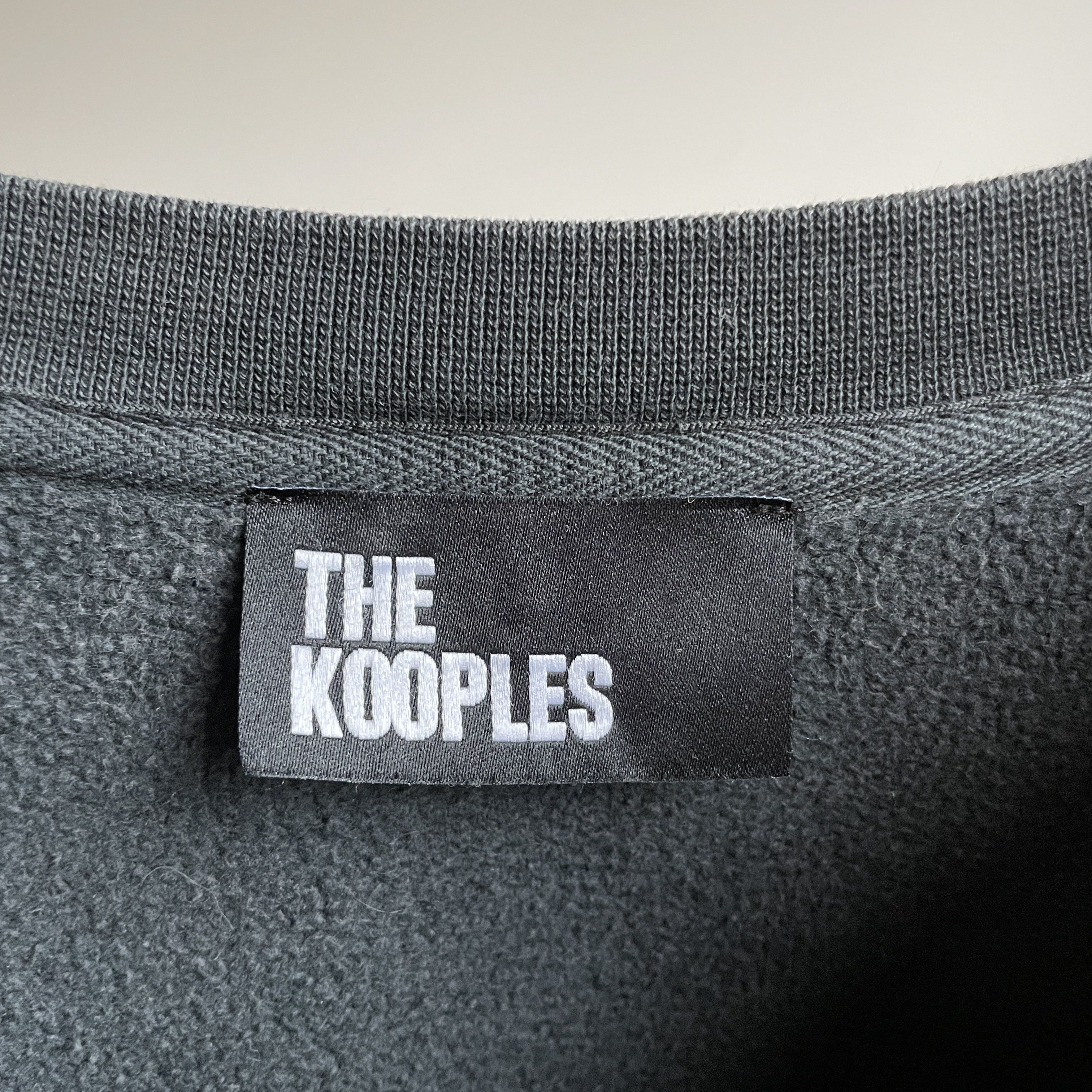 The Kooples The Kooples Washed Black Wolf Print Womens Sweatshirt Size 1 Size S / US 4 / IT 40 - 7 Thumbnail